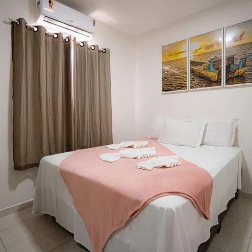 Bed in Pousada Villa Costeira