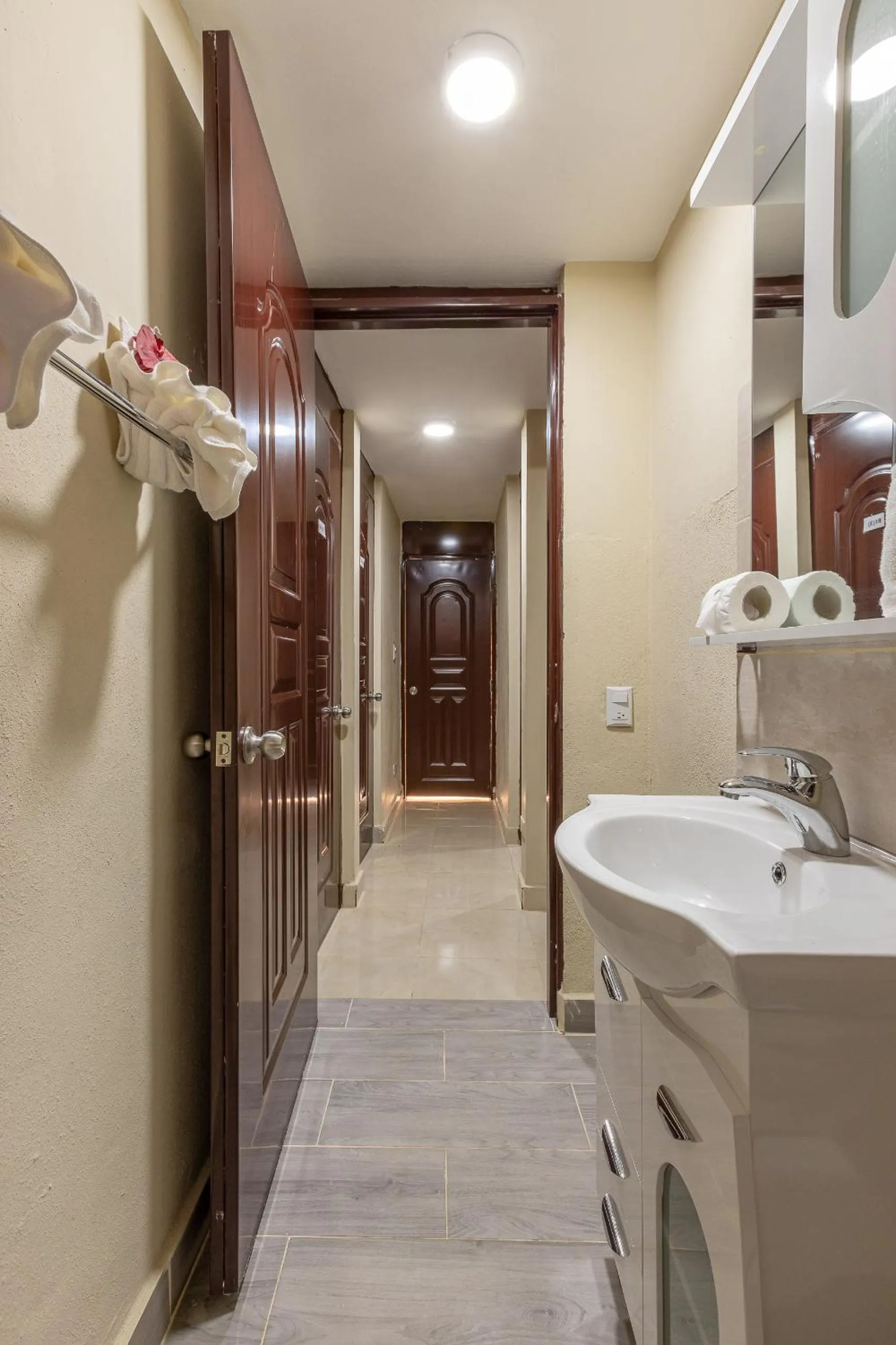 Bathroom in Hotel Turístico Marian