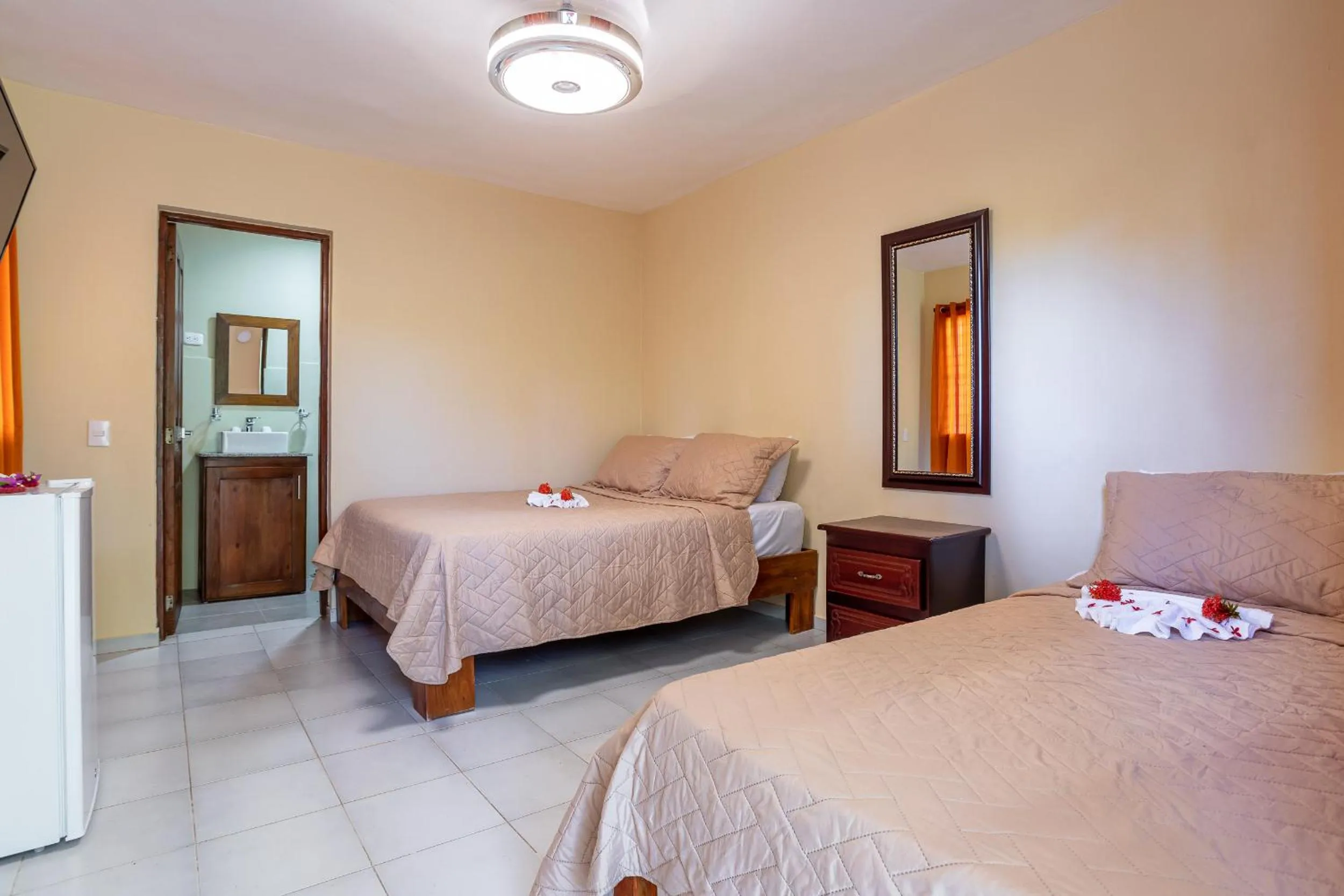 Bed in Hotel Turístico Marian