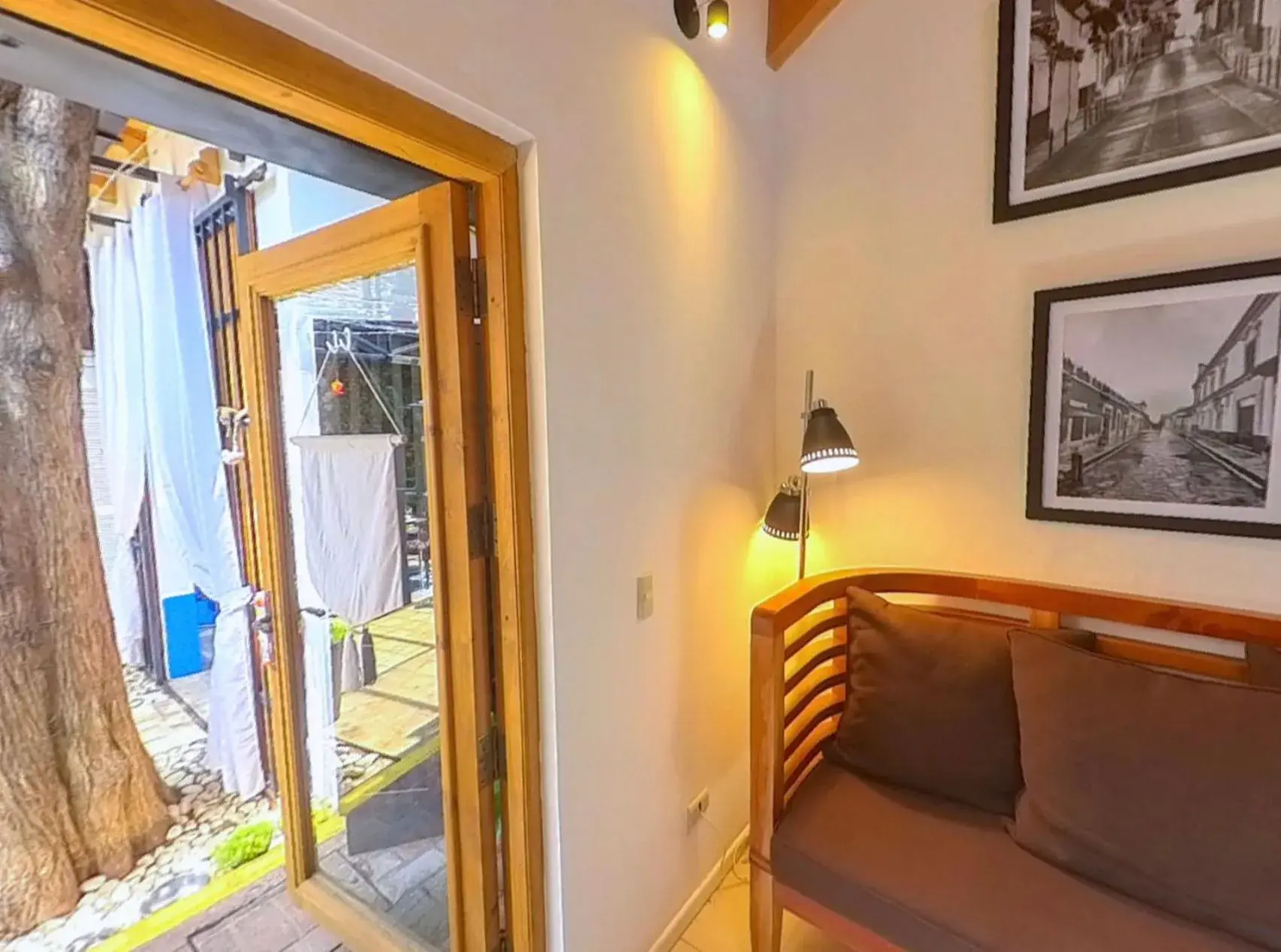 Lobby or reception in Hacienda Valentino Lobby or reception in Hacienda Valentino