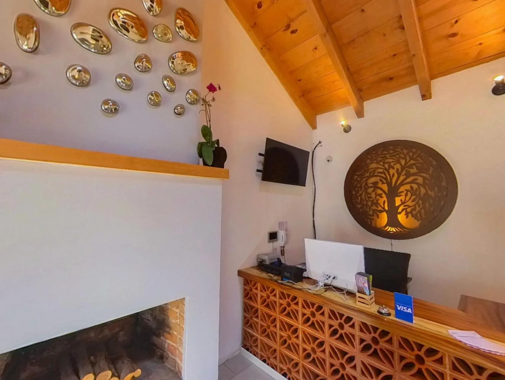 Lobby or reception in Hacienda Valentino