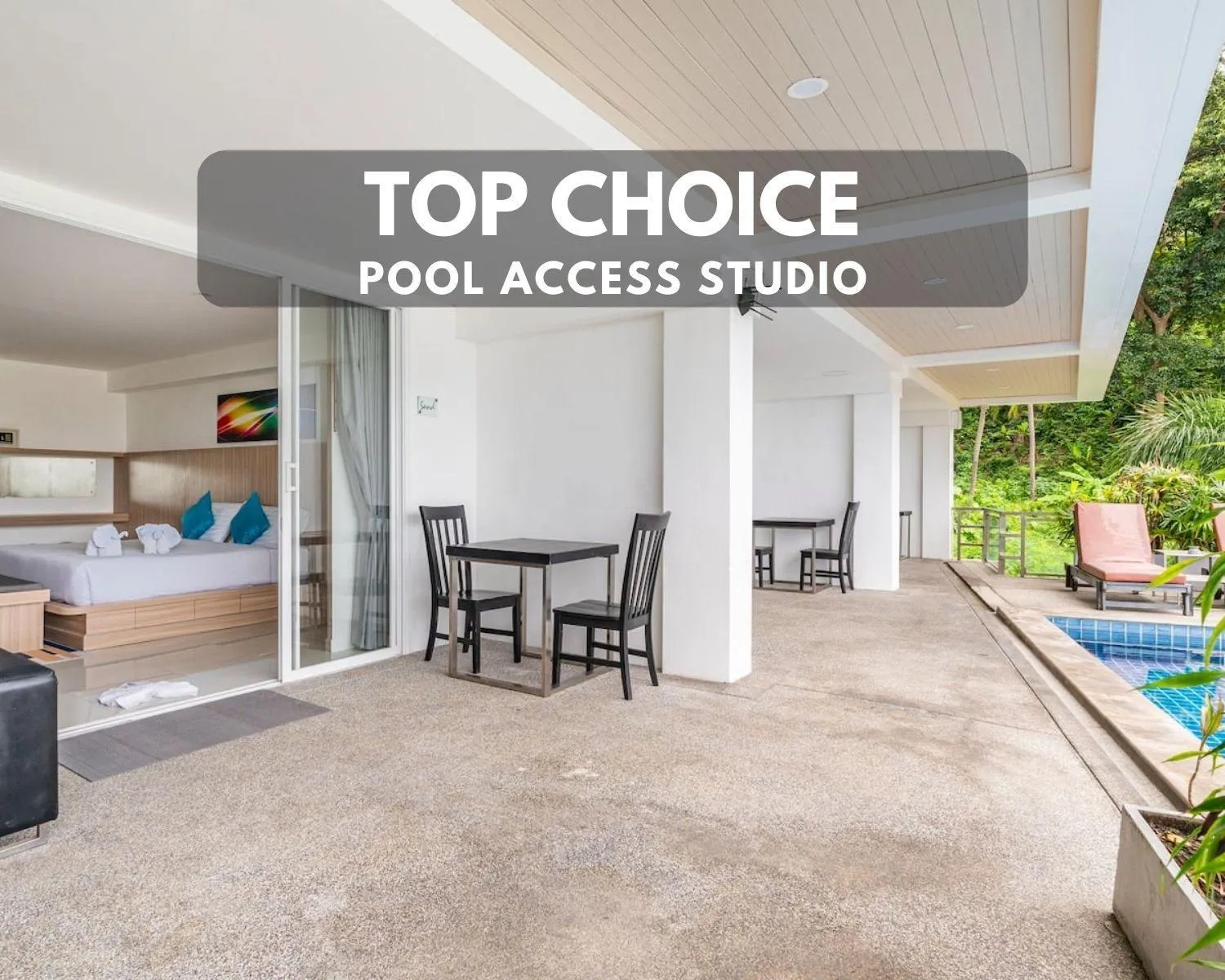 Patio in Lae Lay Suites - Karon Beach