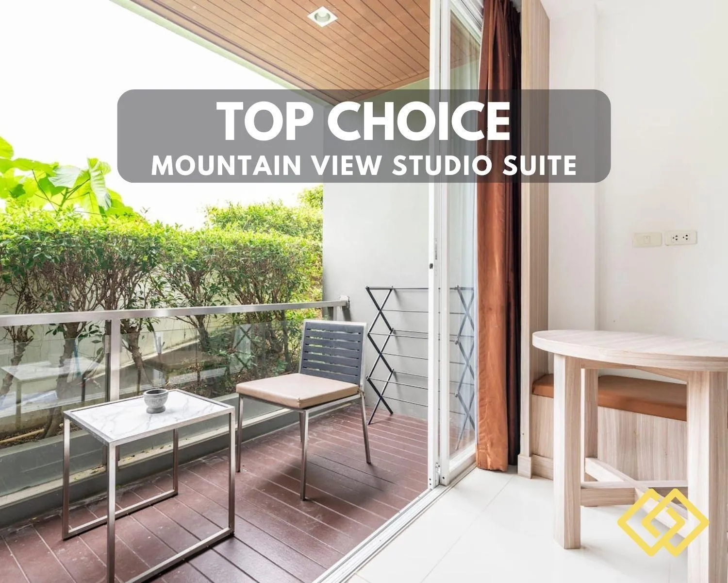 Balcony/Terrace in Lae Lay Suites - Karon Beach