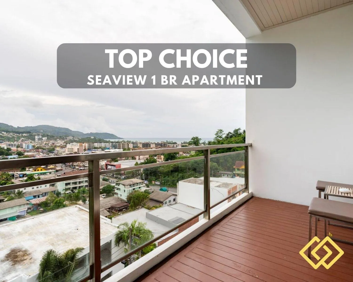 Balcony/Terrace in Lae Lay Suites - Karon Beach