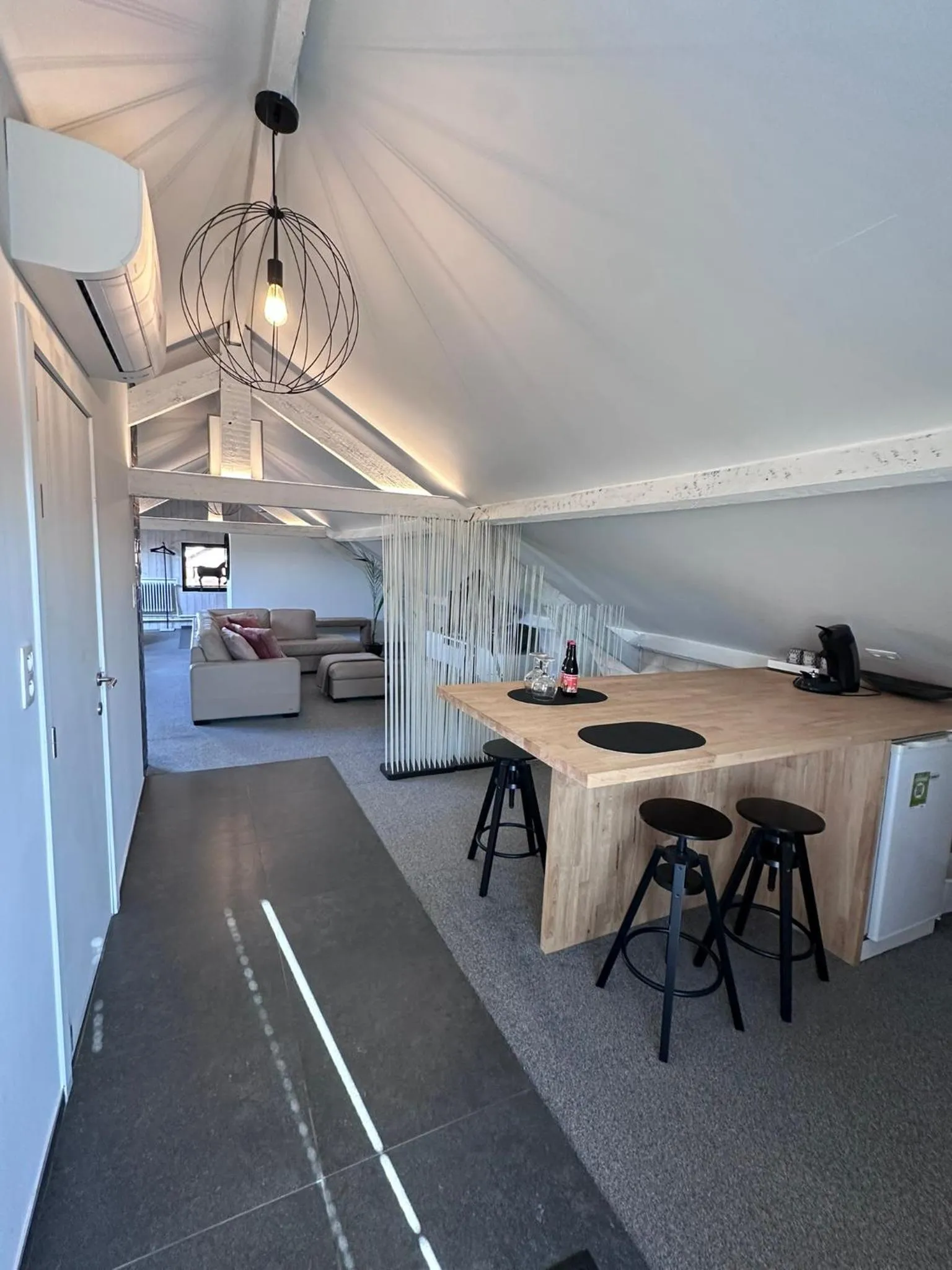 Dining area in B&B 't zwart peird