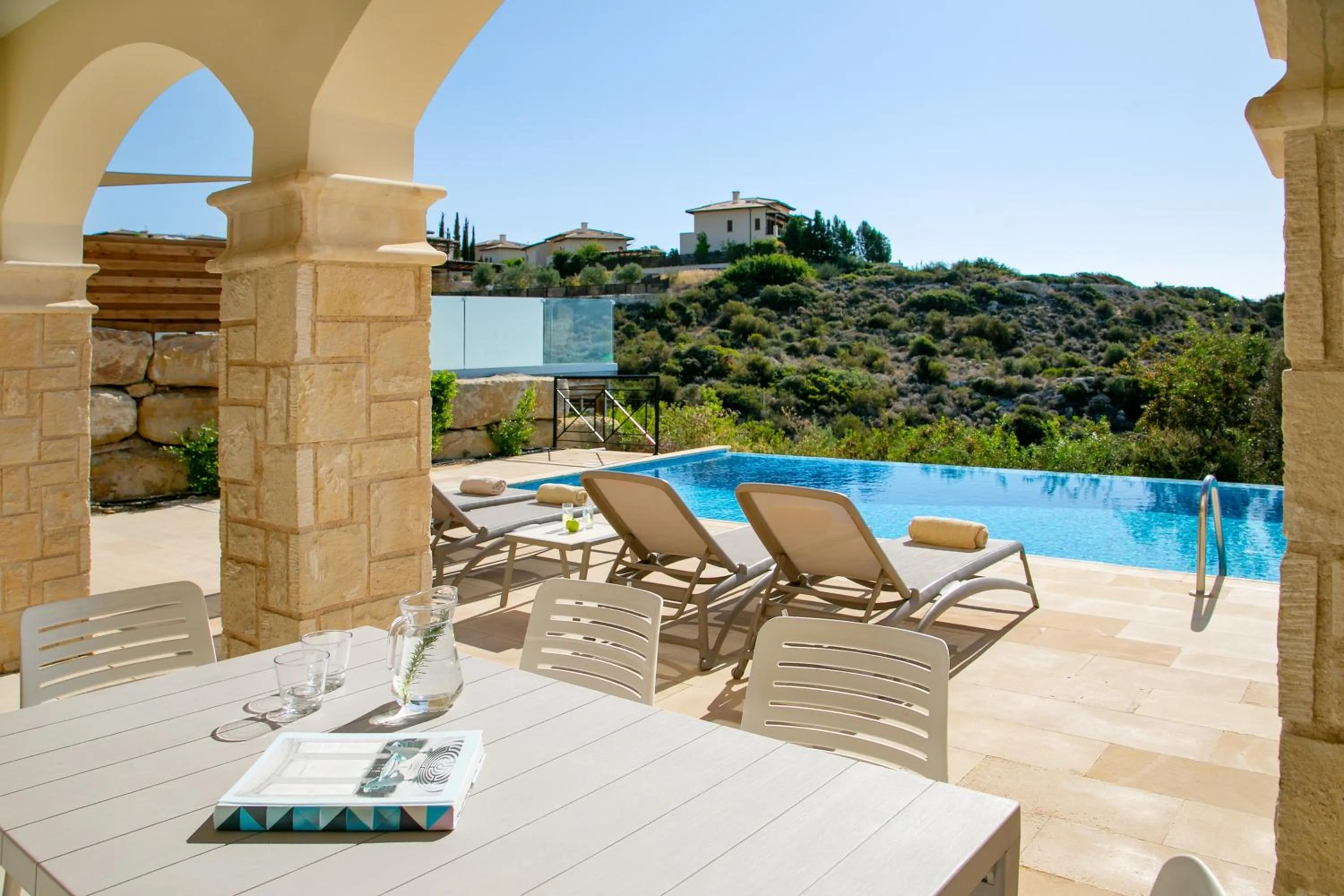 Pool view in Aphrodite Hills Rentals - Junior Villas