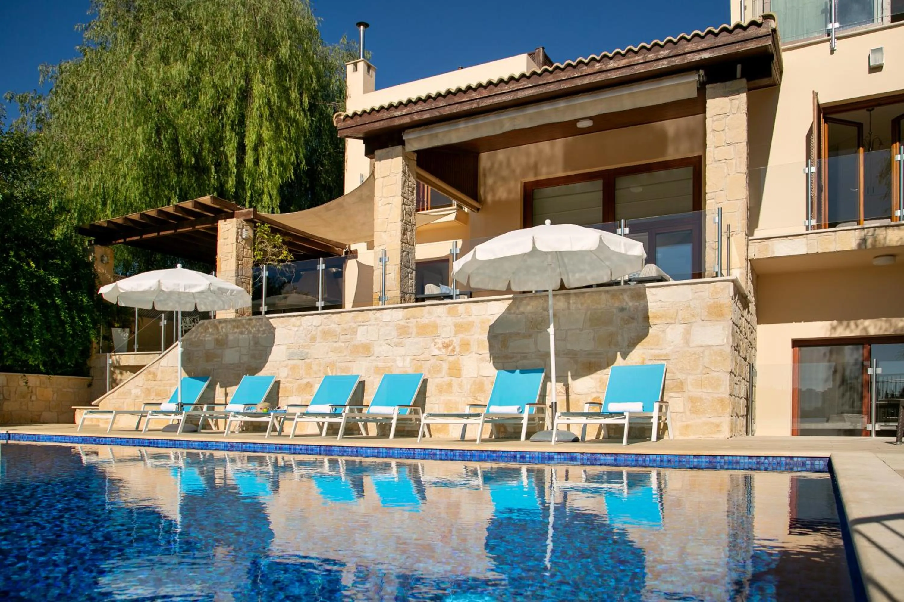 Pool view in Aphrodite Hills Rentals - Superior Villas