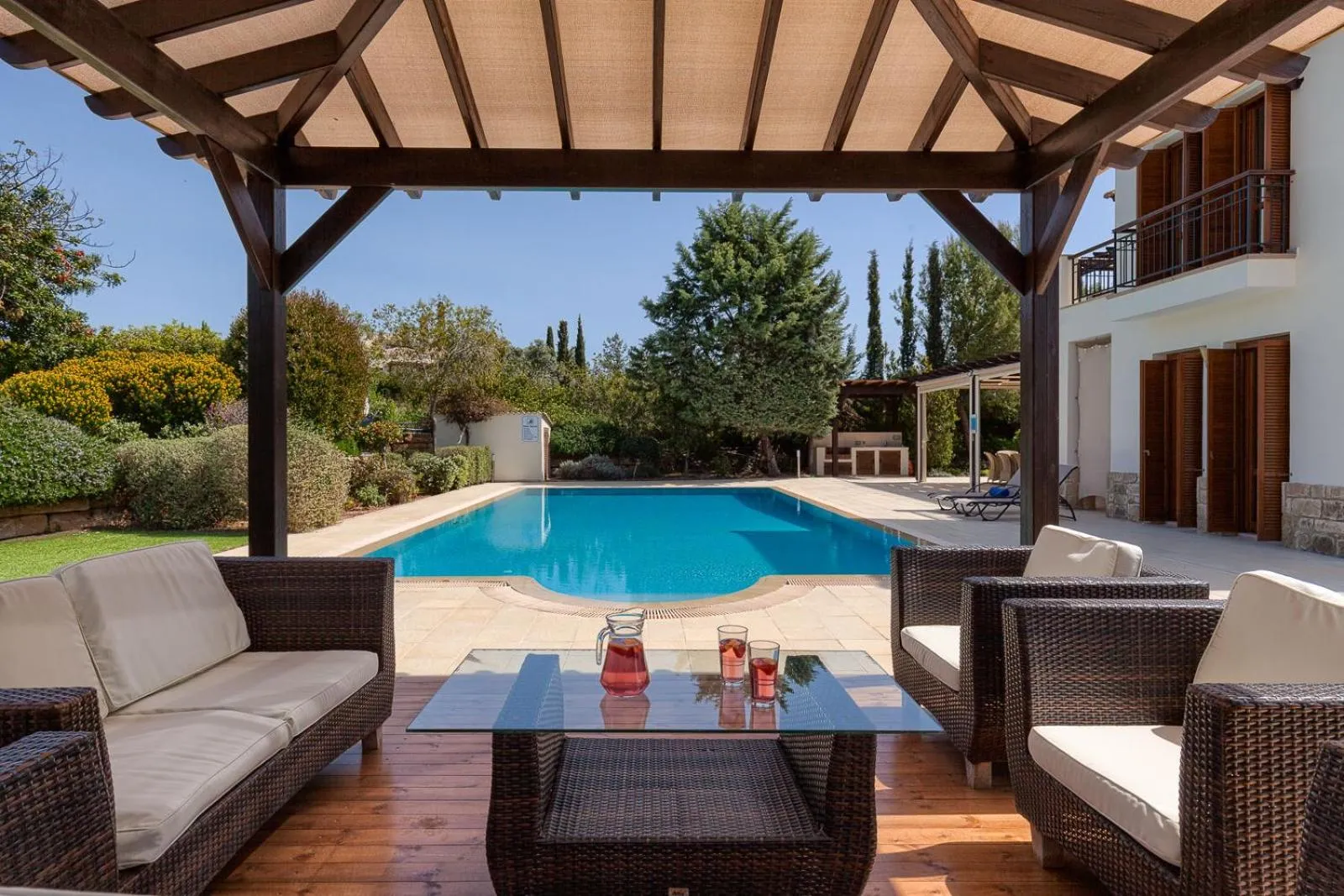 Pool view in Aphrodite Hills Rentals - Superior Villas
