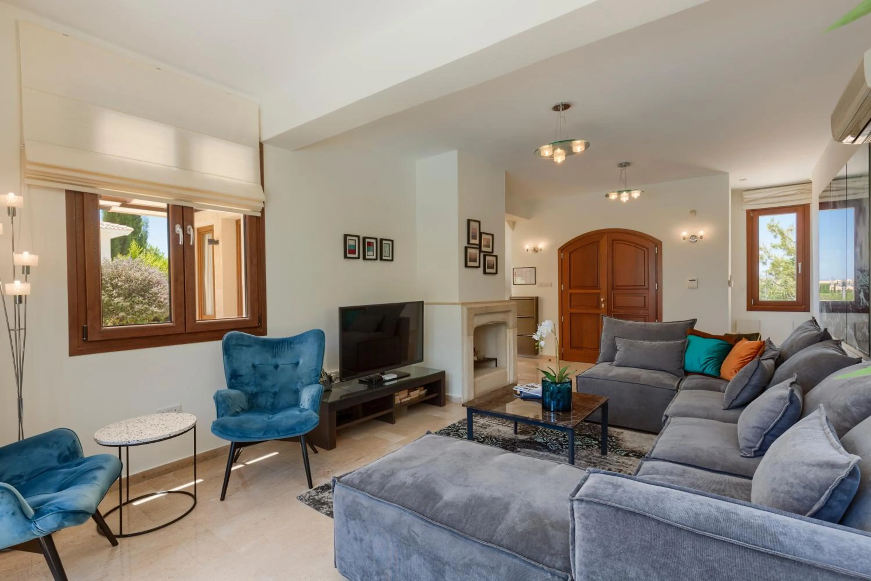 Living room in Aphrodite Hills Rentals - Superior Villas