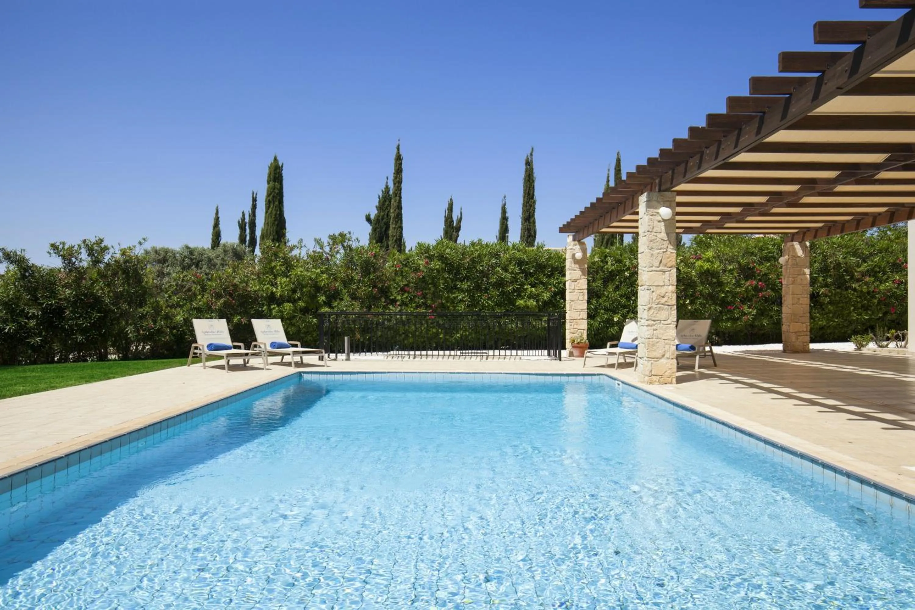 Pool view in Aphrodite Hills Rentals - Superior Villas