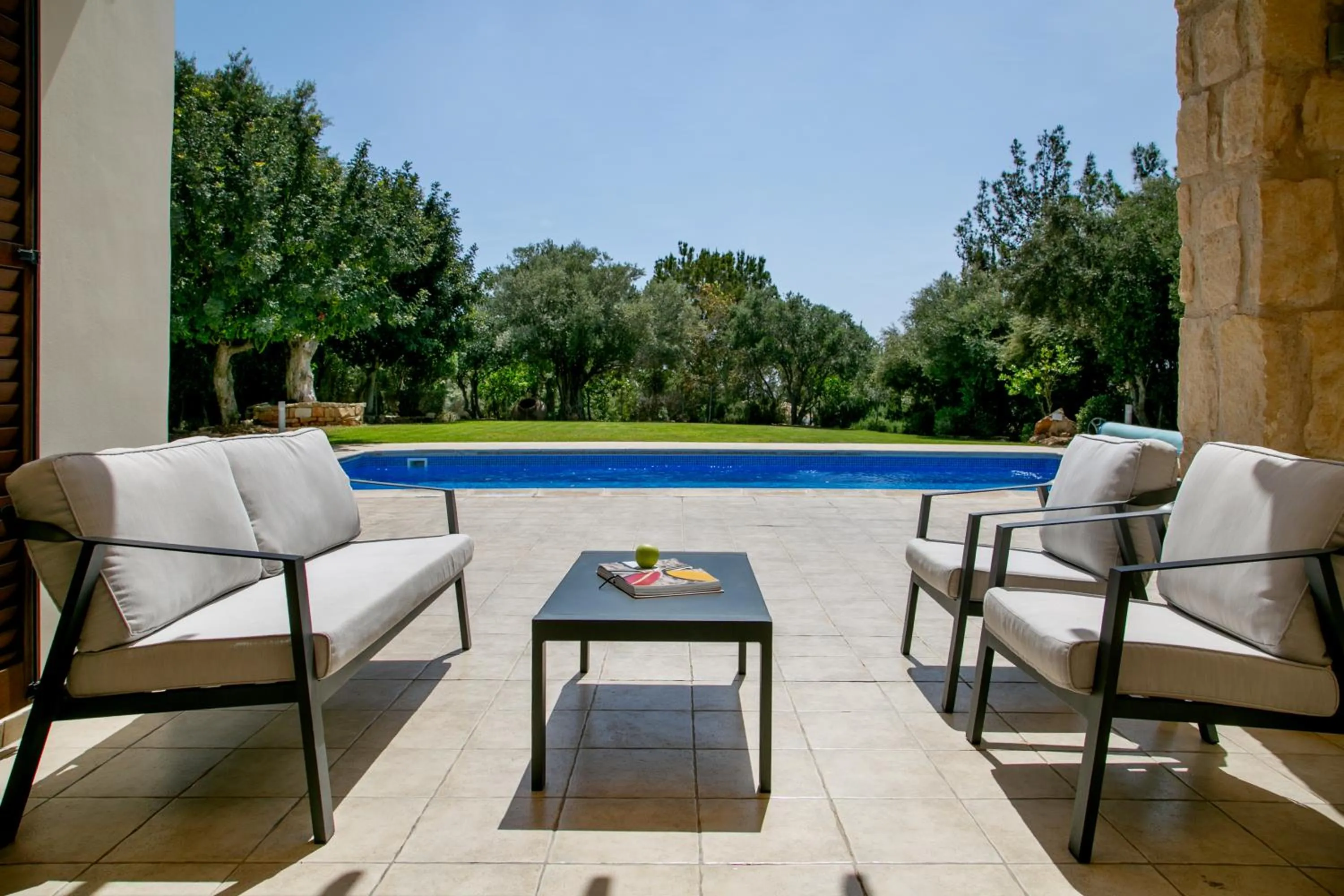 sunbed in Aphrodite Hills Rentals - Superior Villas