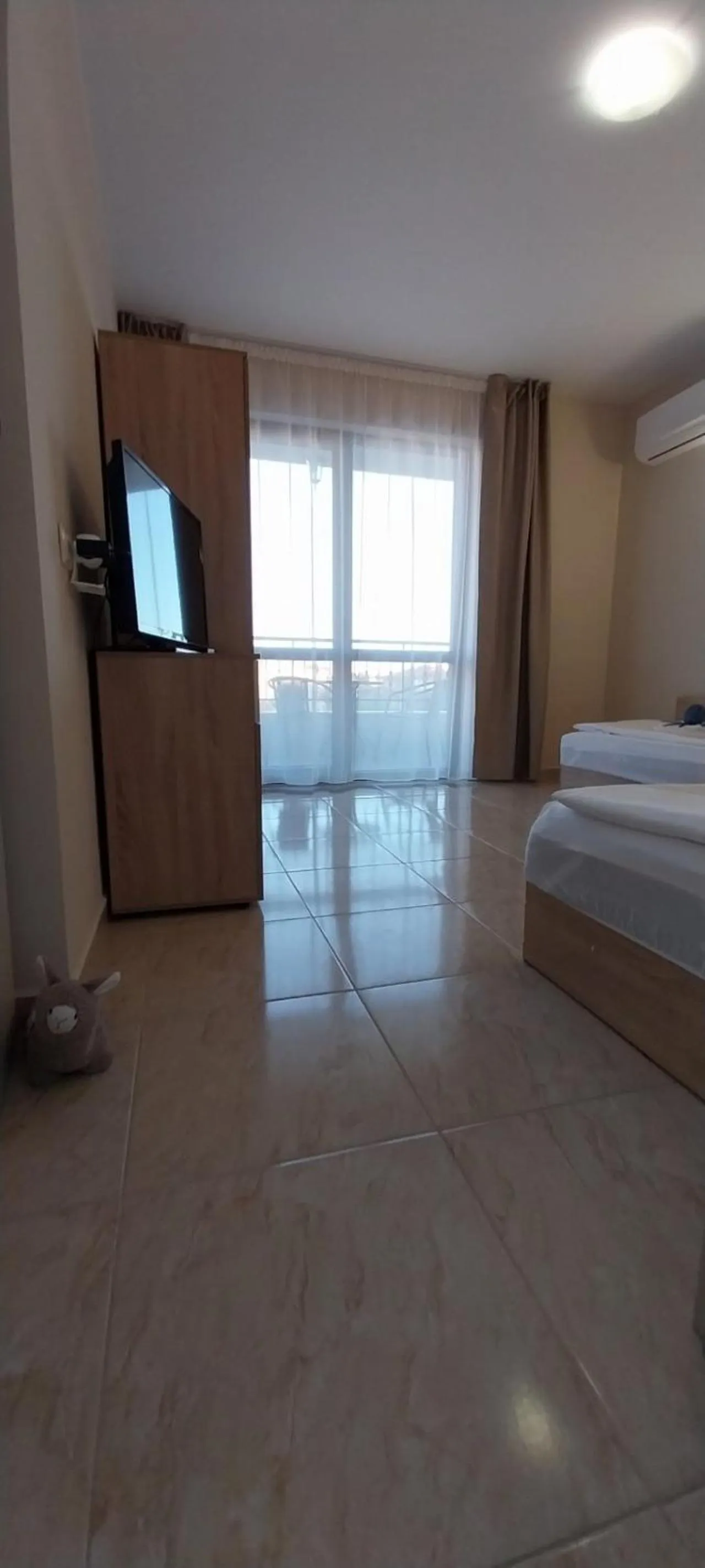 Bed in Sea Dreams Apartment