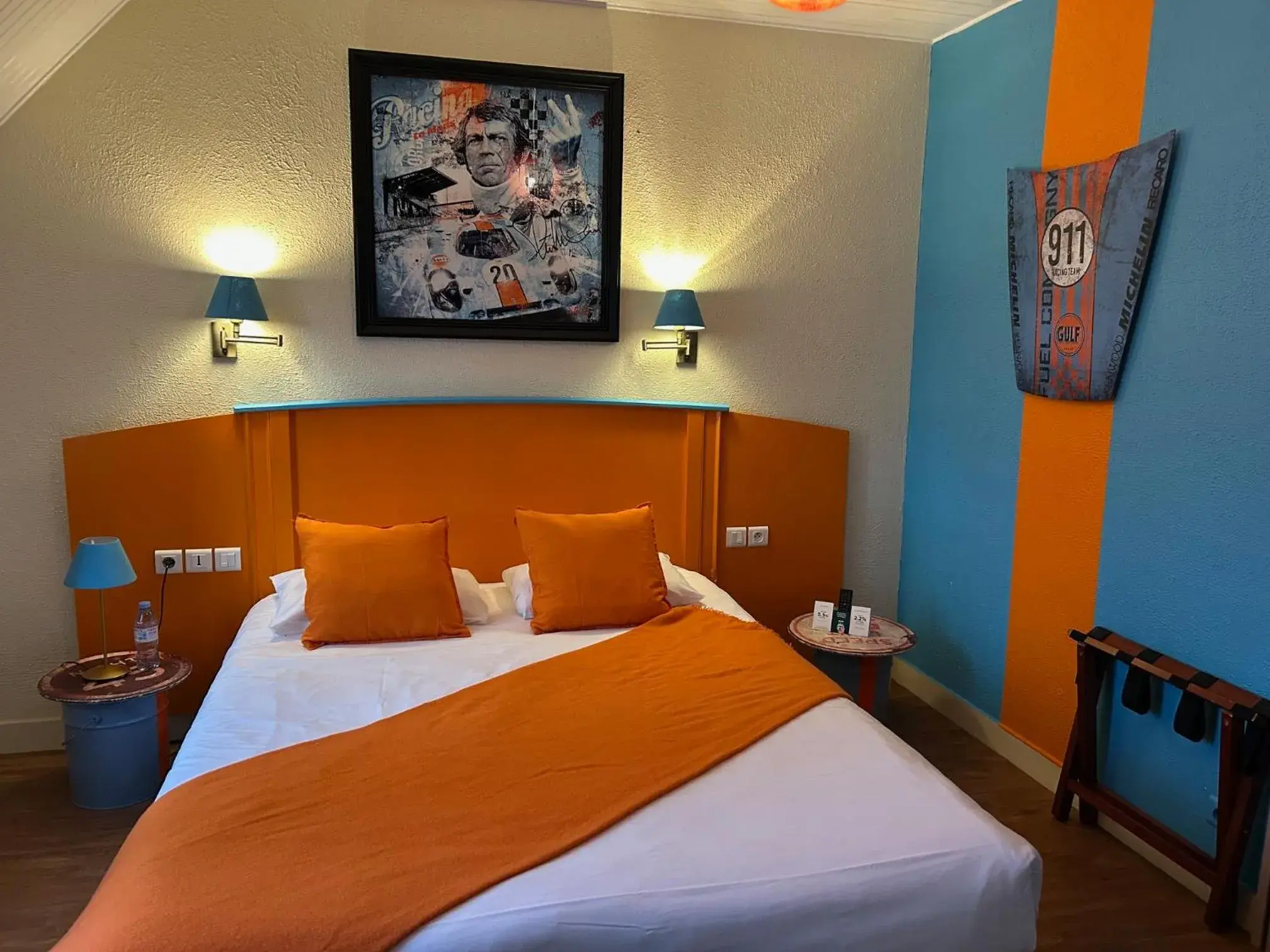 Bed in Logis Auberge De Launay Bed in Logis Auberge De Launay