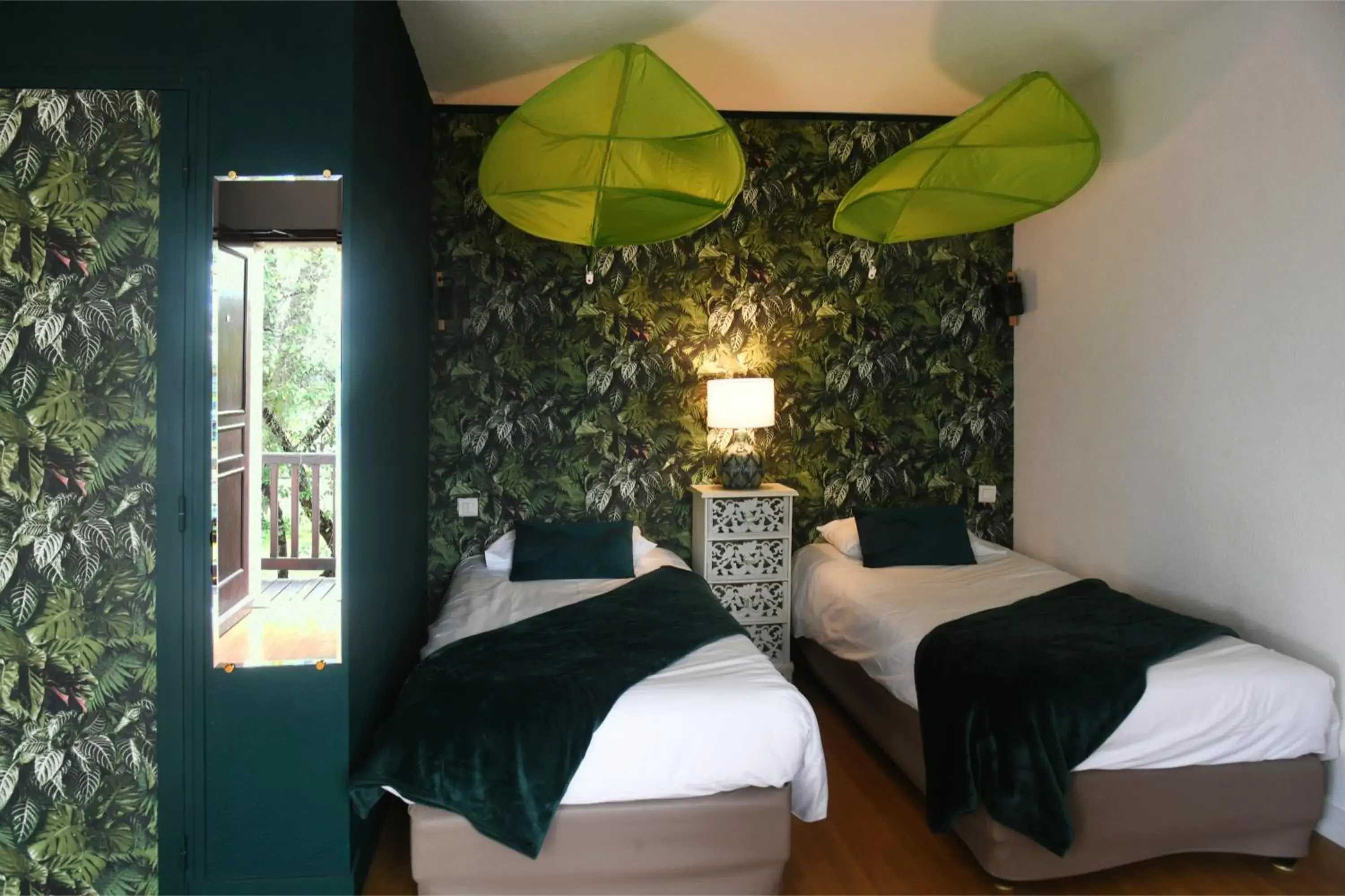 Bed in Logis Auberge De Launay Bed in Logis Auberge De Launay