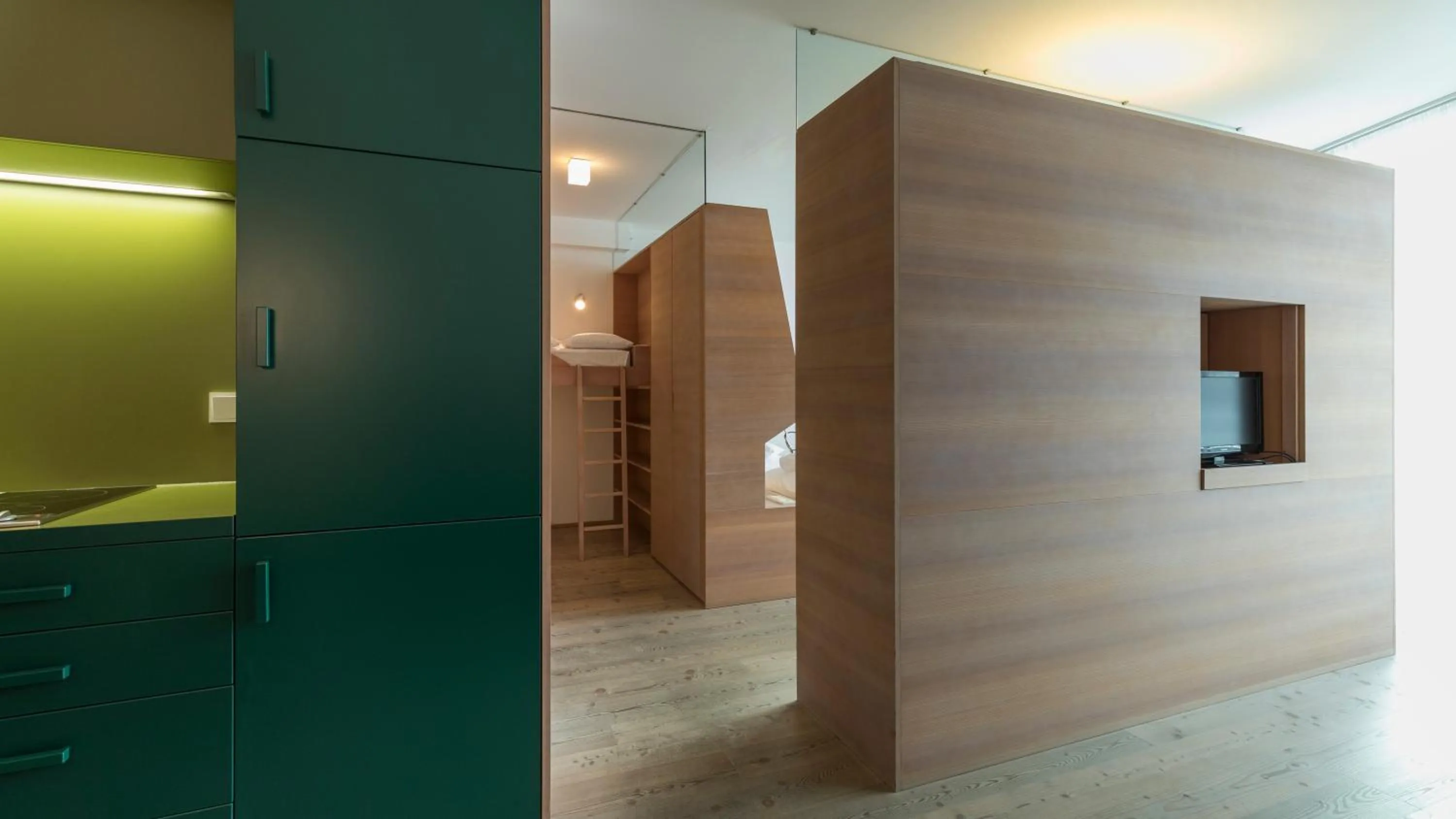 Kitchen or kitchenette in Residence Königswarte Strata Sexten