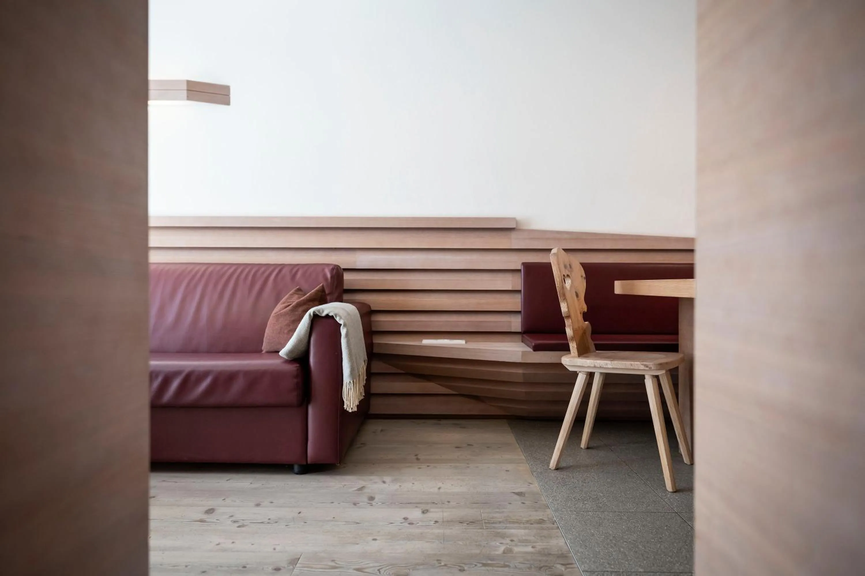 Living room in Residence Königswarte Strata Sexten