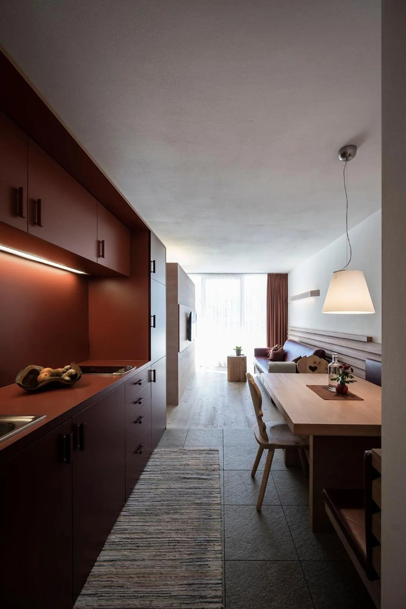 Living room in Residence Königswarte Strata Sexten