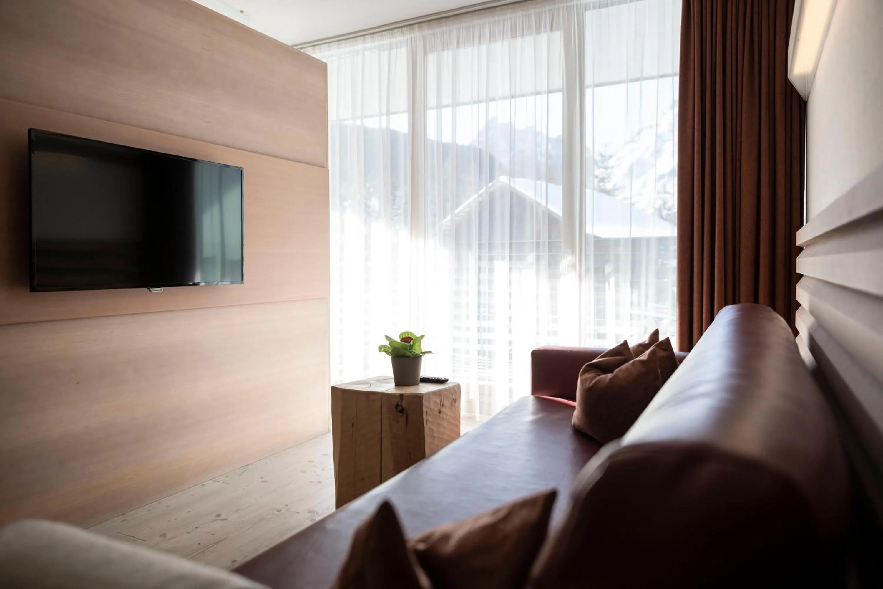 Living room in Residence Königswarte Strata Sexten