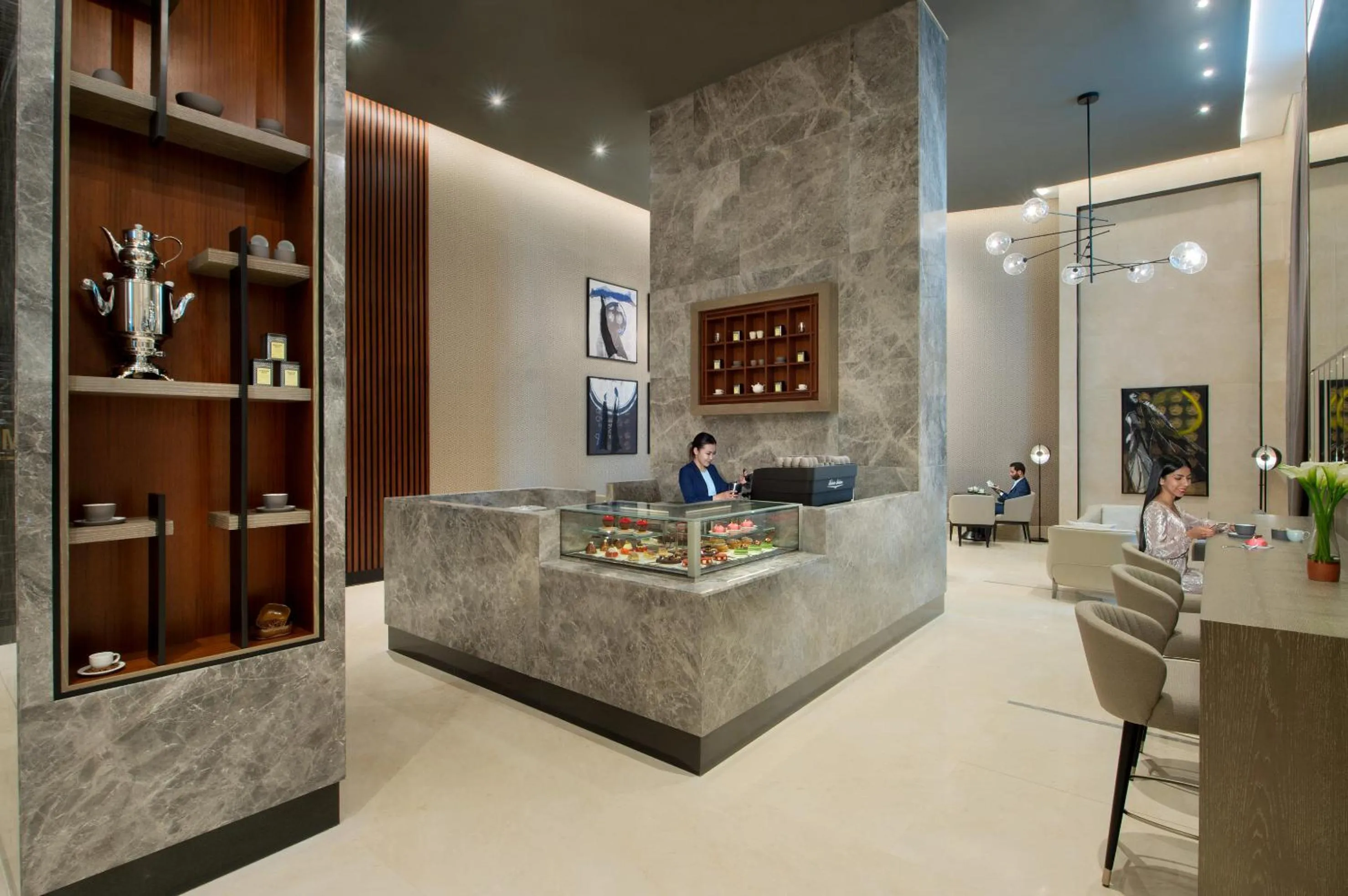 Lounge or bar in The Townhouses The Pearl