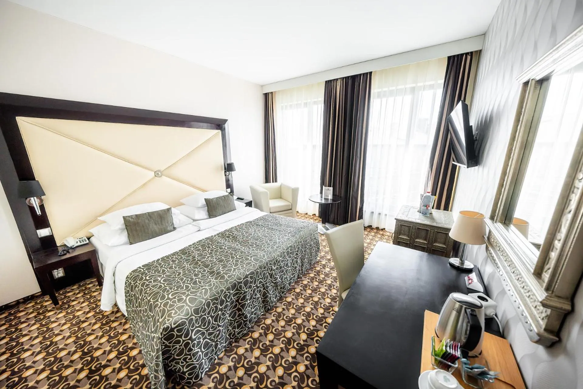 Bedroom, Bed in Grandior Hotel Prague