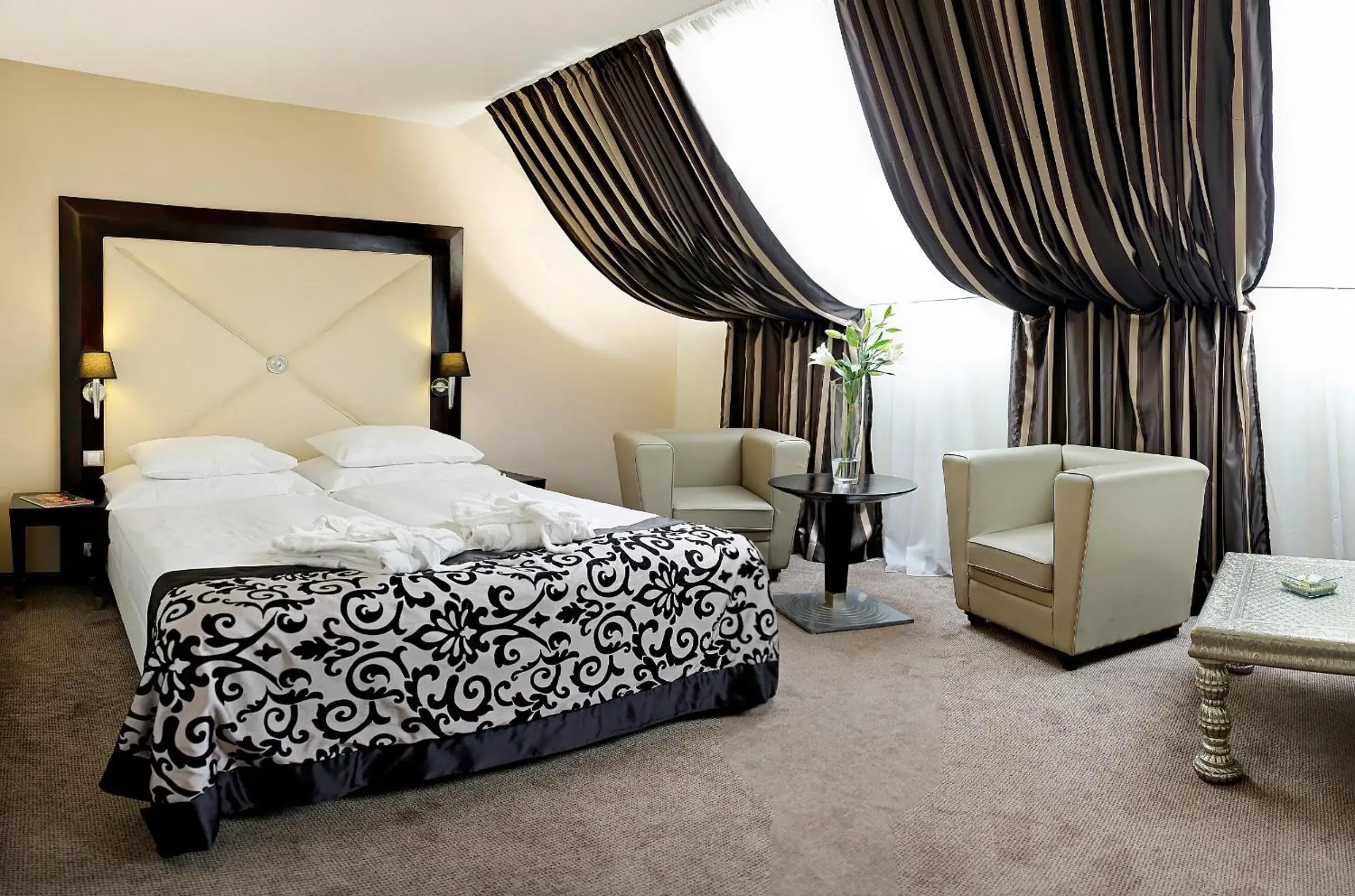 Bedroom, Bed in Grandior Hotel Prague Bedroom, Bed in Grandior Hotel Prague