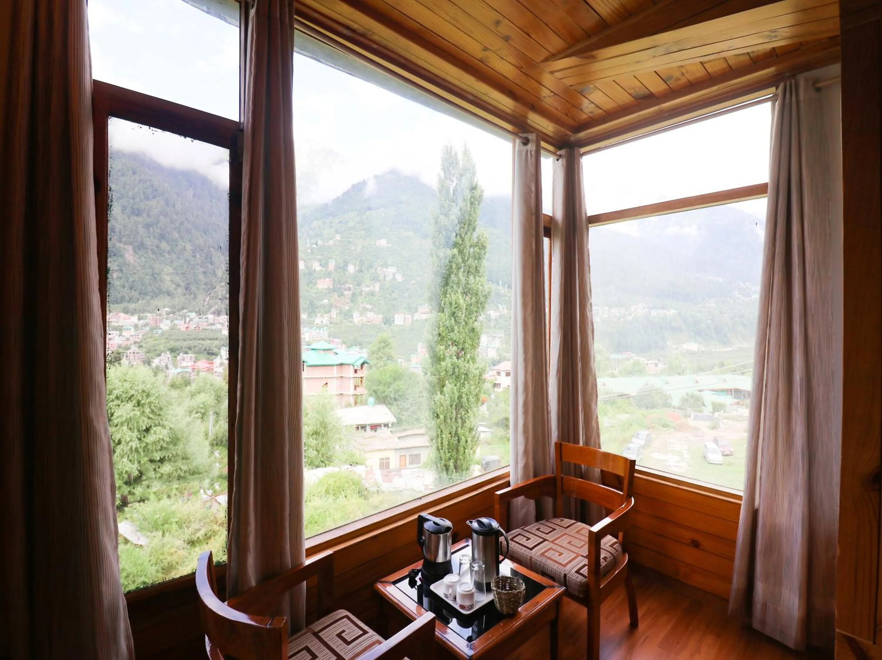 Living room in The Byke Neelkanth Manali