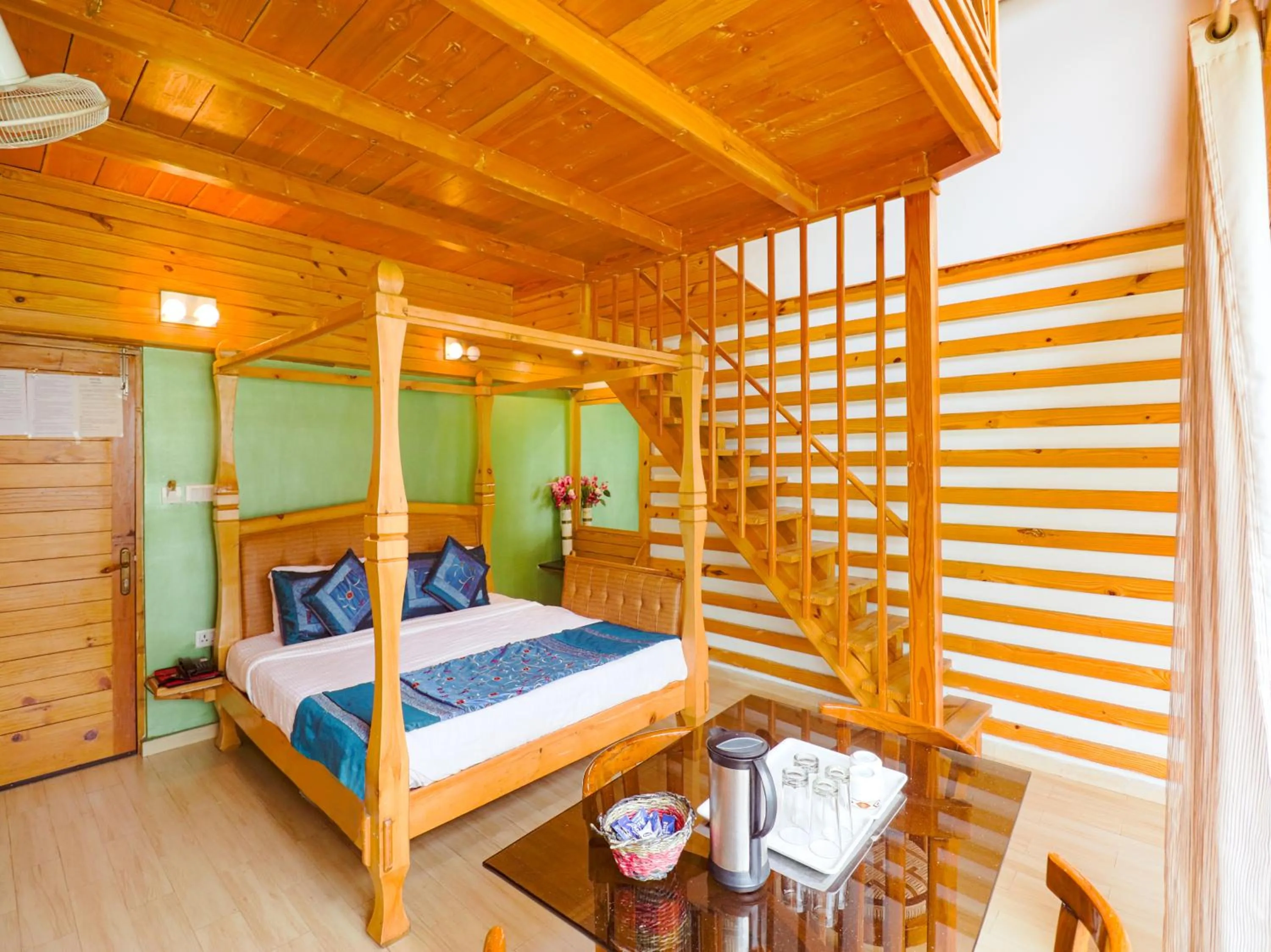 Bed in The Byke Neelkanth Manali