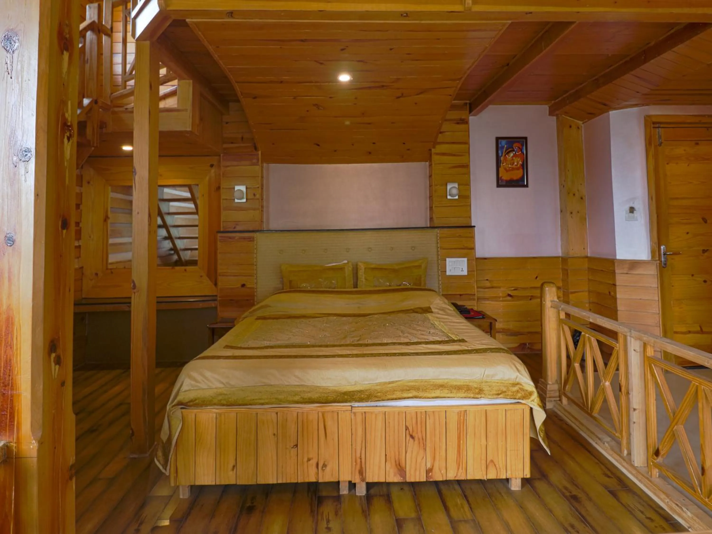Bed in The Byke Neelkanth Manali
