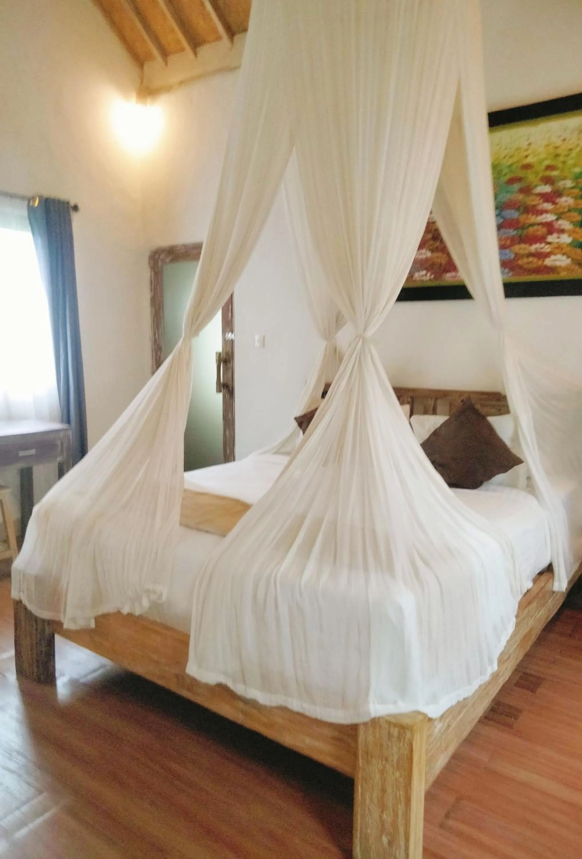 Bed in Ananda JJ Ubud Resort & Spa