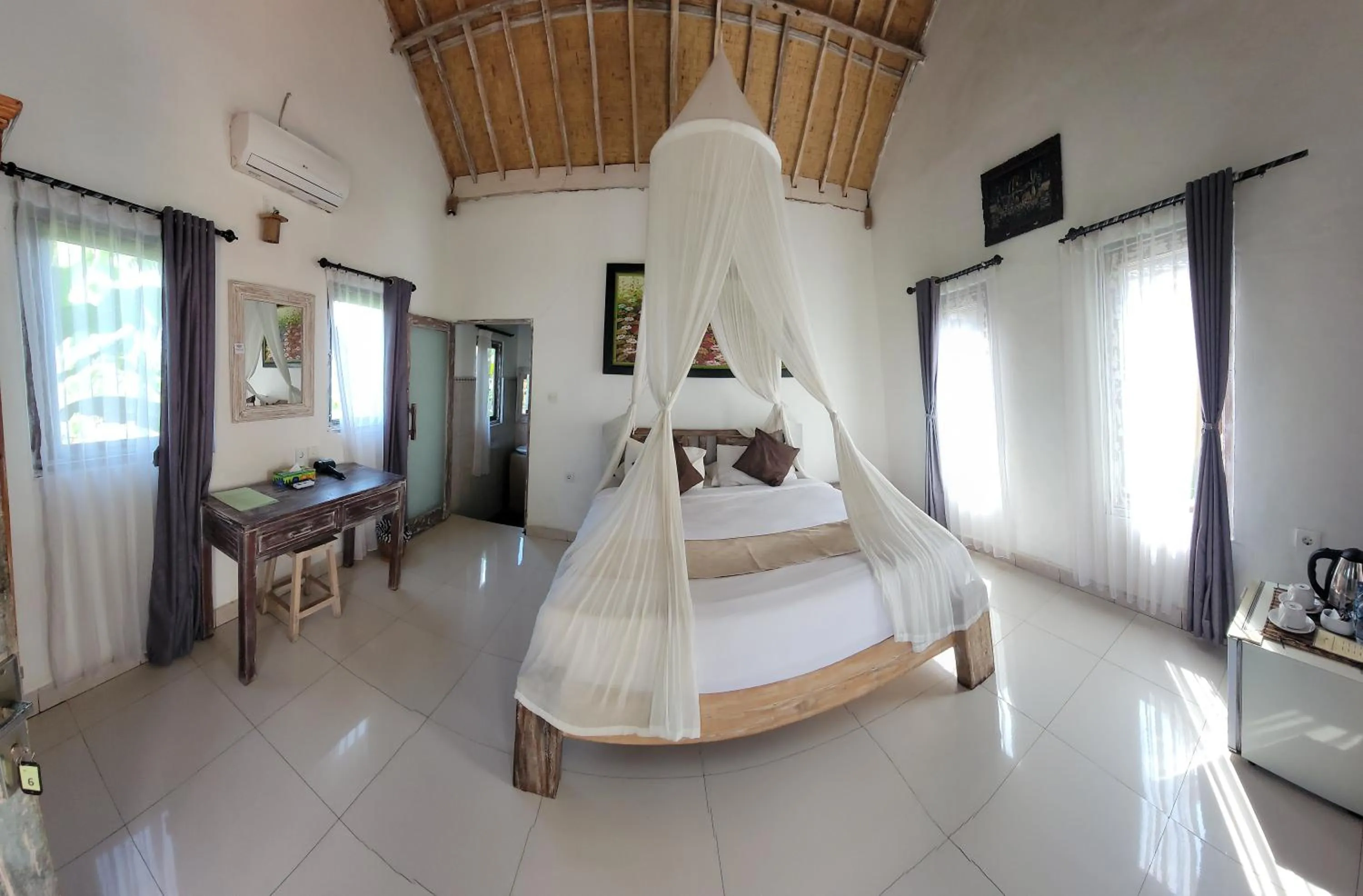 Bed in Ananda JJ Ubud Resort & Spa