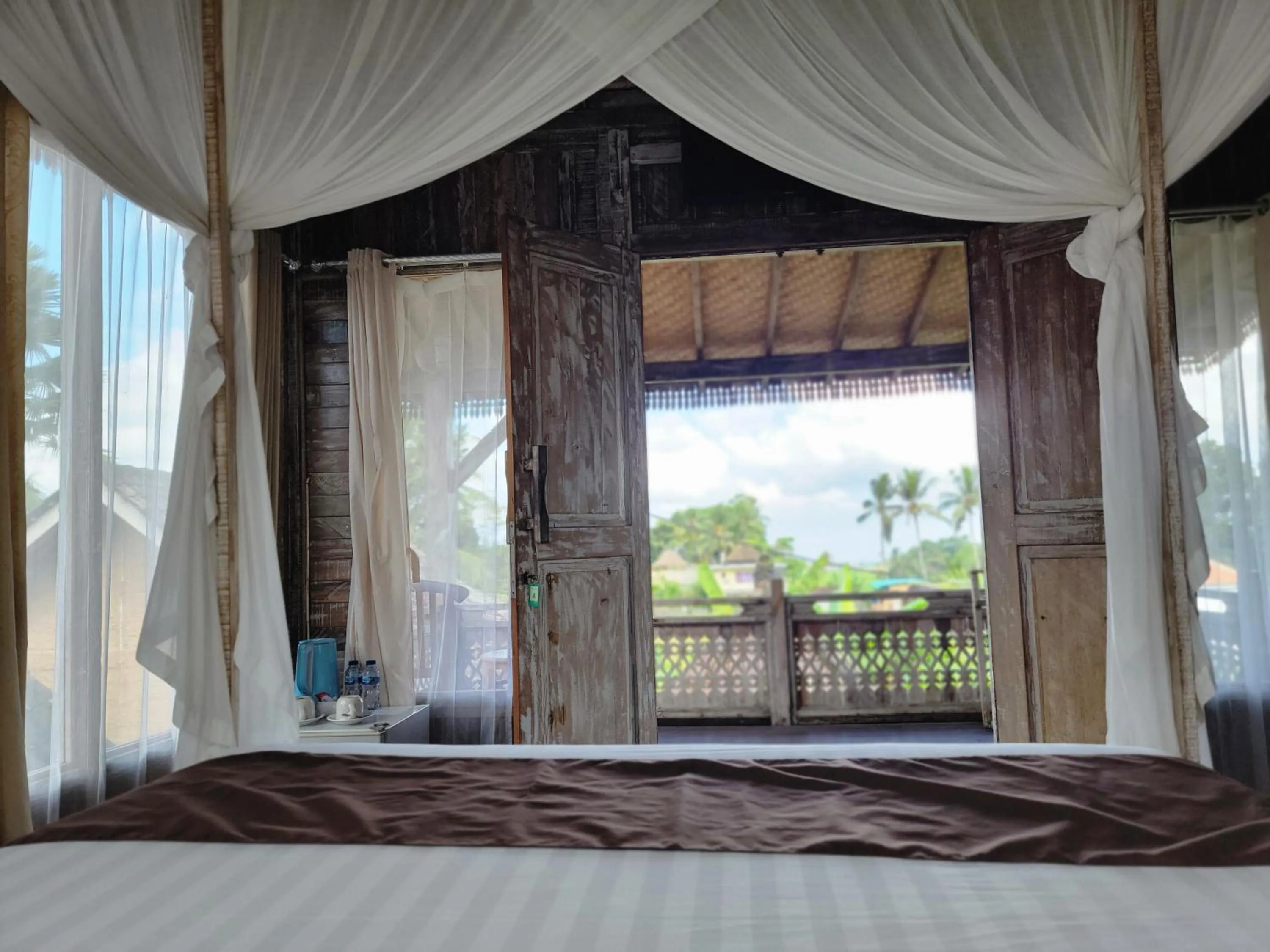 View (from property/room), Bed in Ananda JJ Ubud Resort & Spa