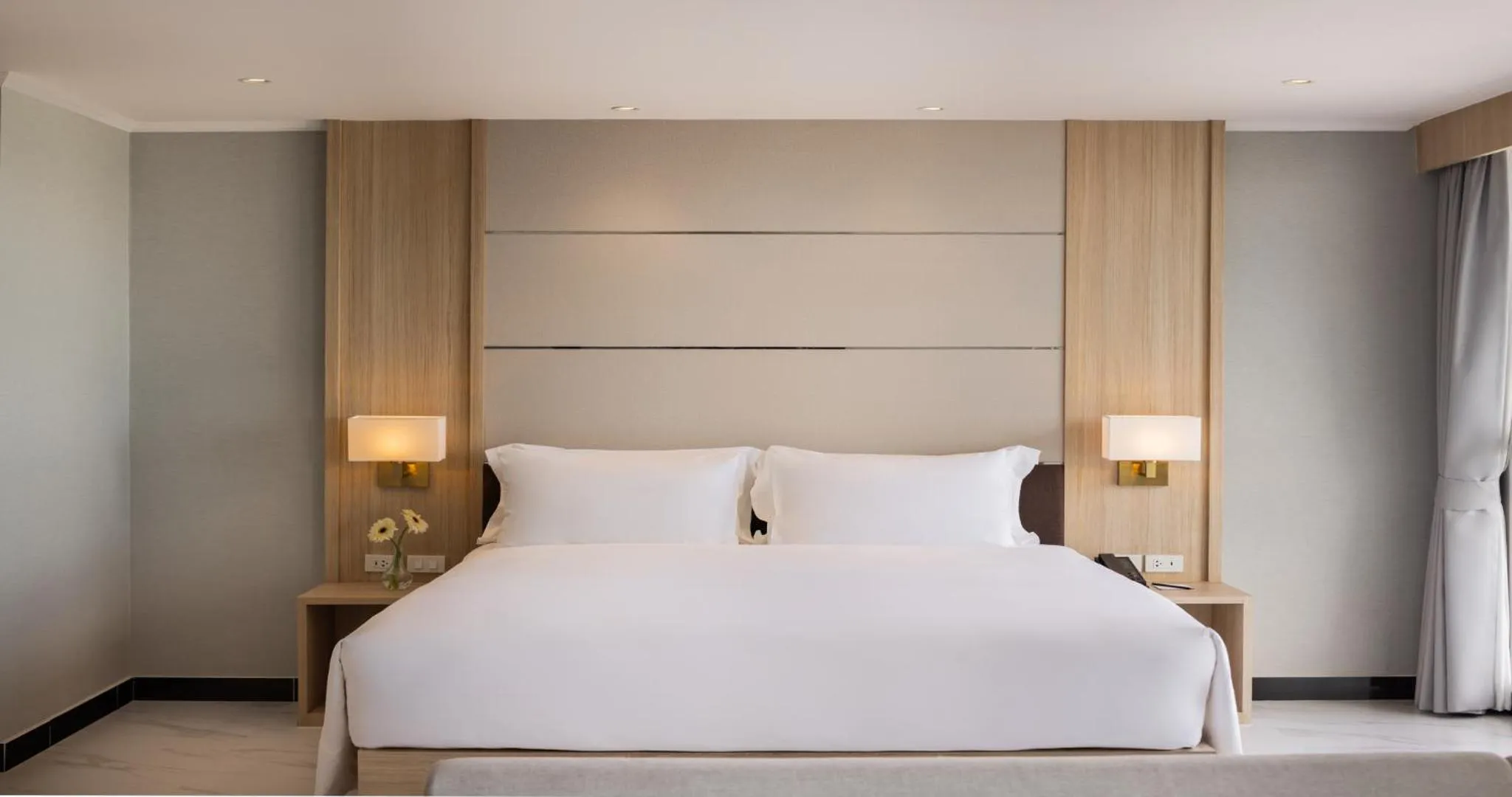 Bed in Eastin Resort Rayong