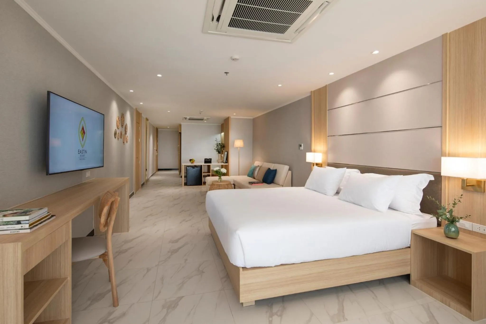 Bed in Eastin Resort Rayong