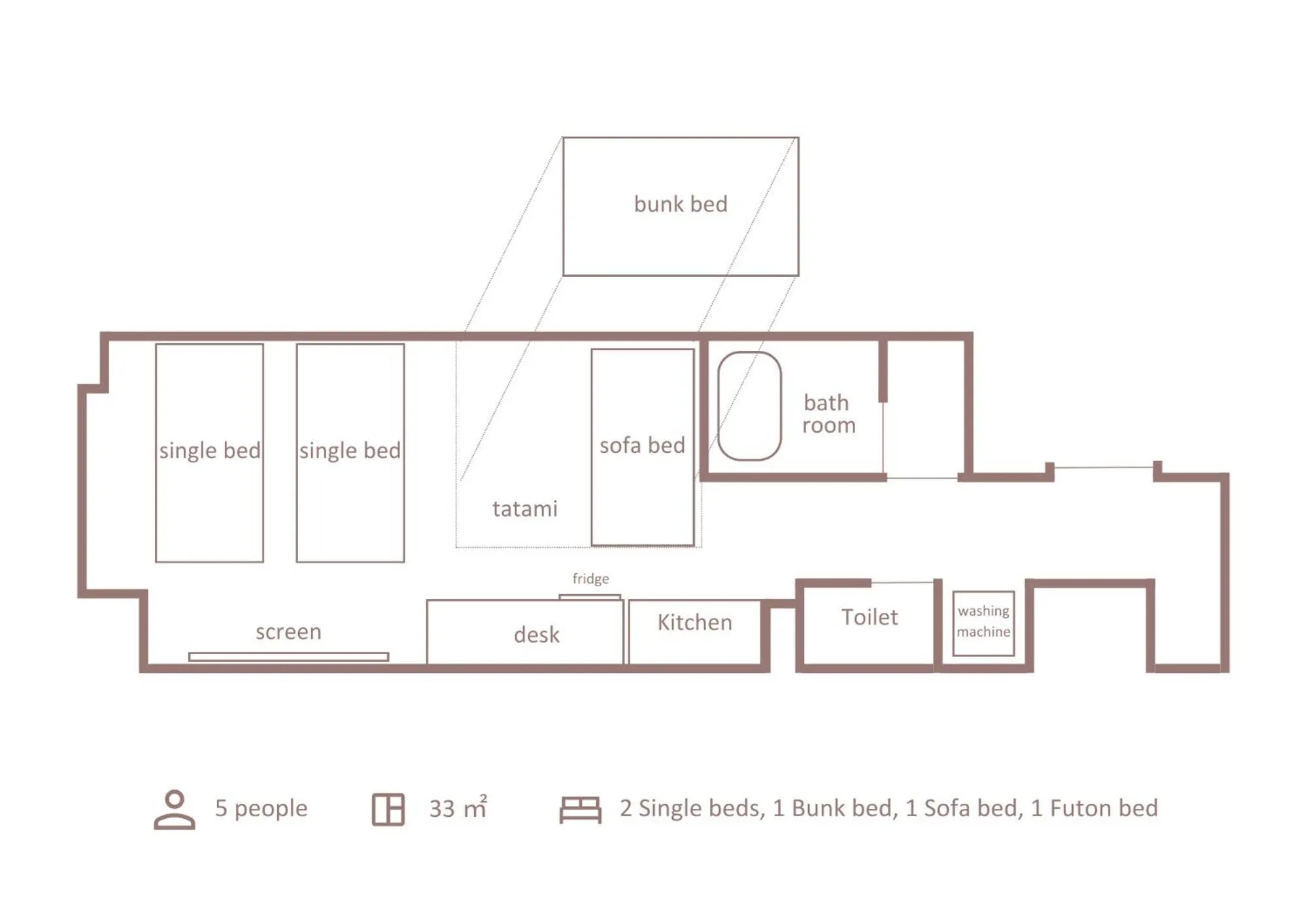 Floor plan in Minn Shin-Osaka
