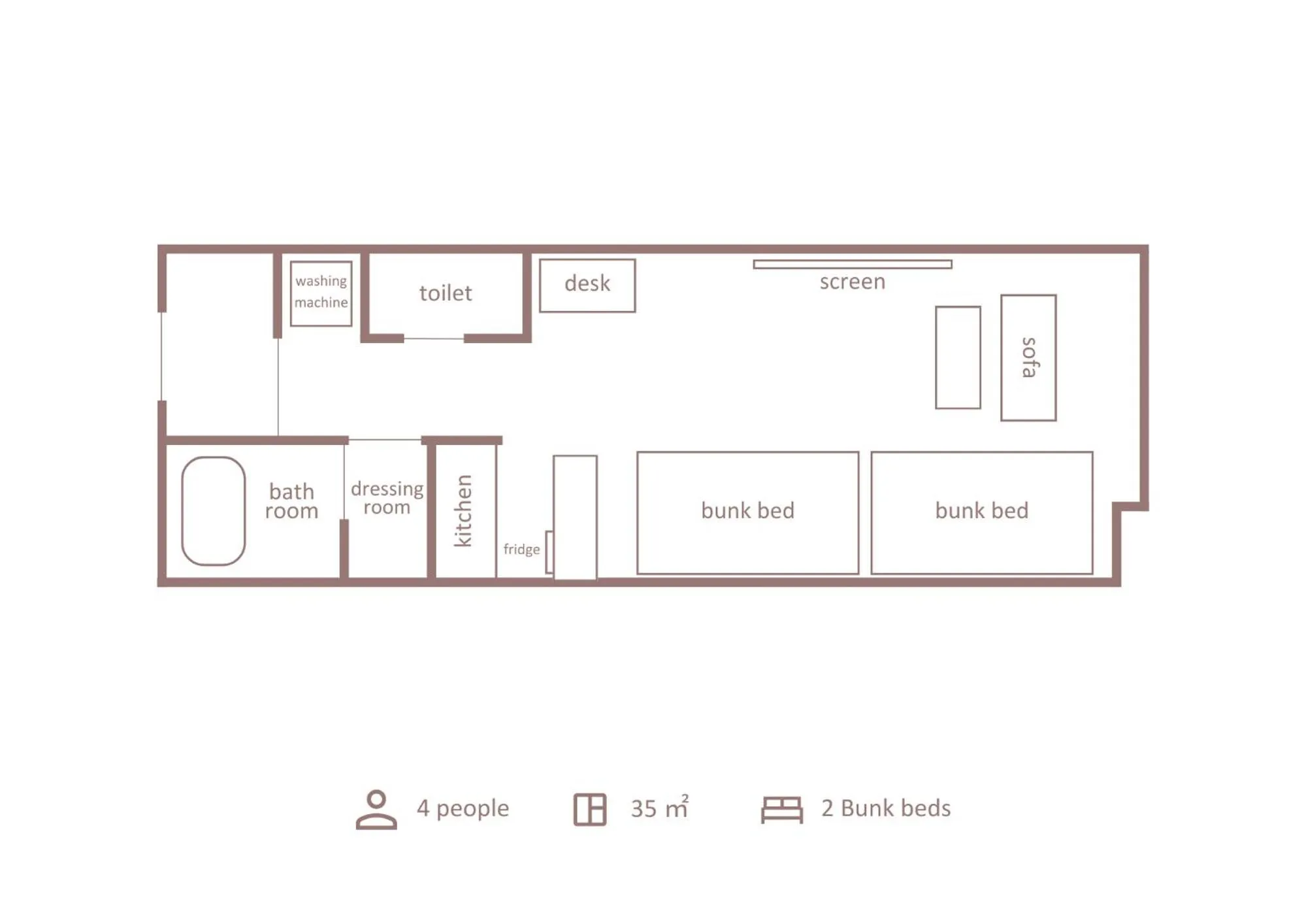 Floor plan in Minn Shin-Osaka
