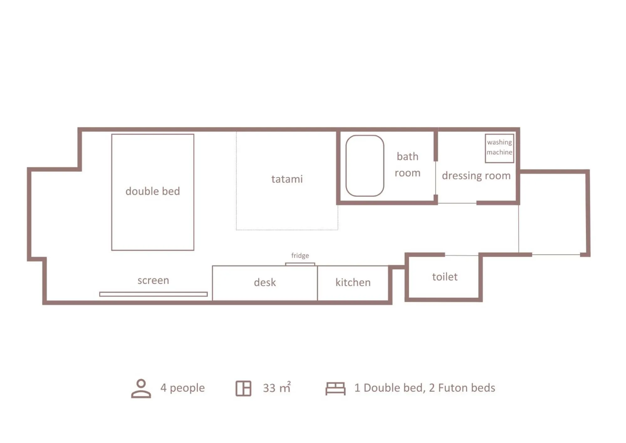 Floor plan in Minn Shin-Osaka