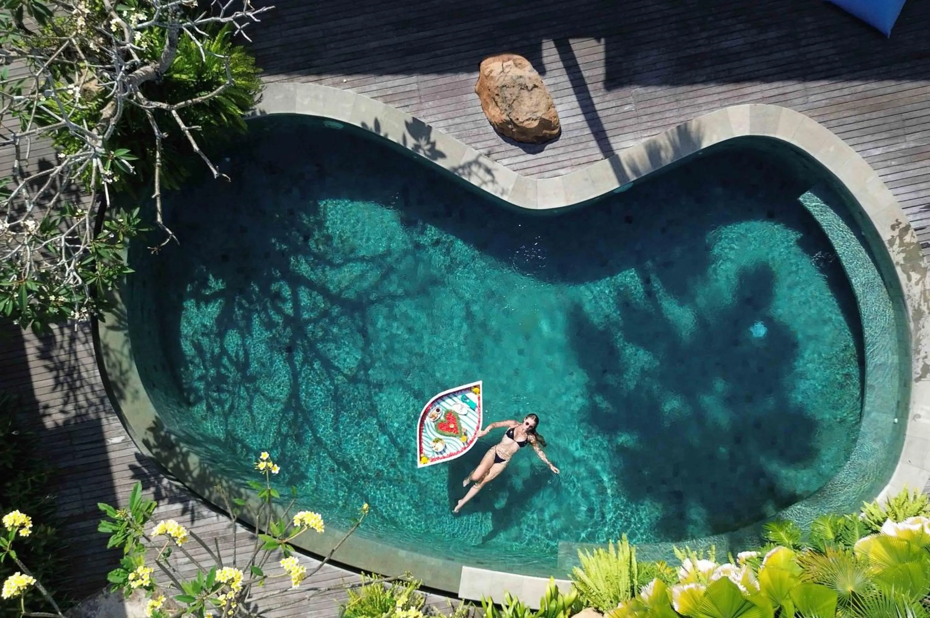 Pool view in Ecozy Dijiwa Canggu
