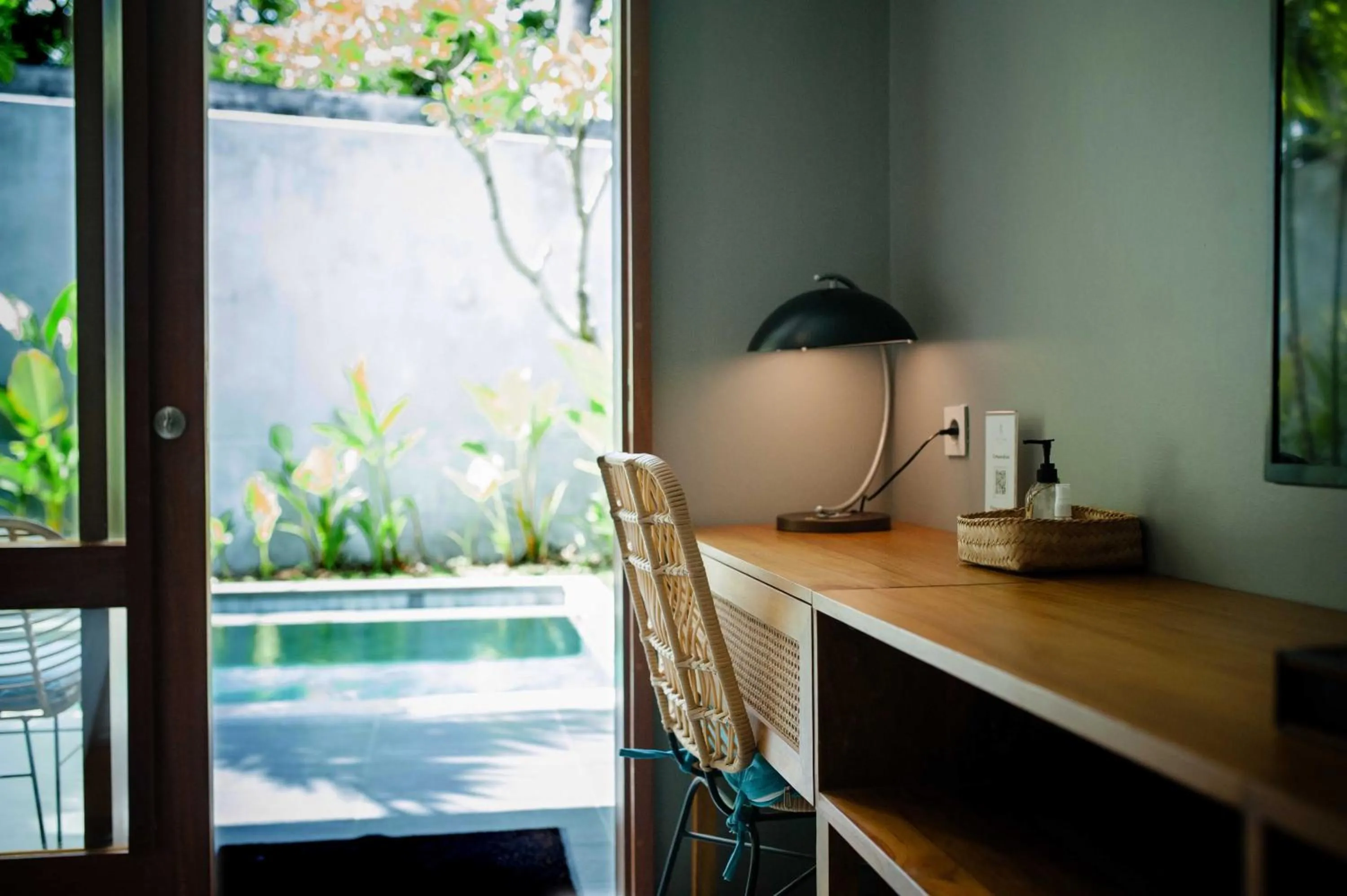 Pool view in Ecozy Dijiwa Canggu