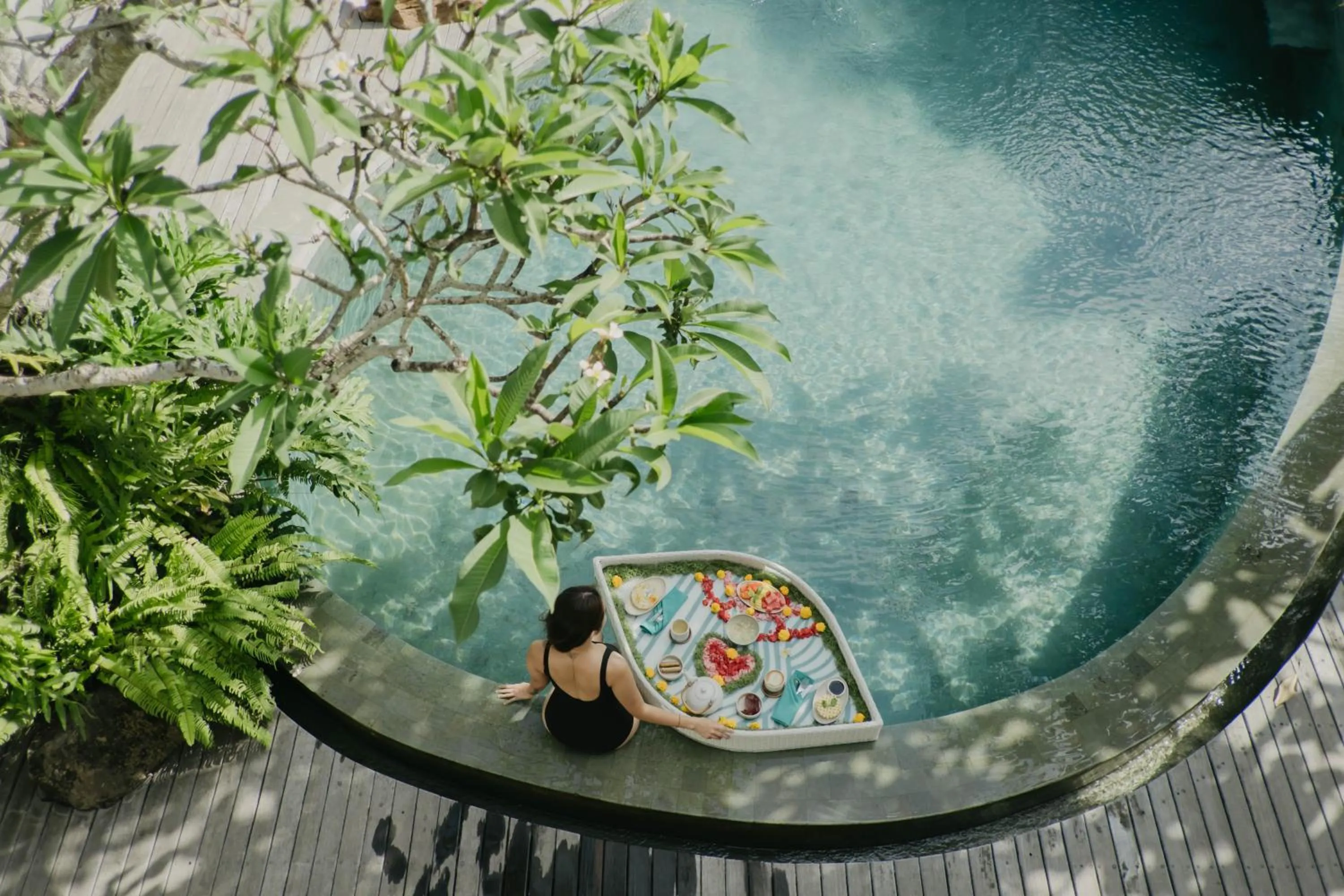 Pool view in Ecozy Dijiwa Canggu