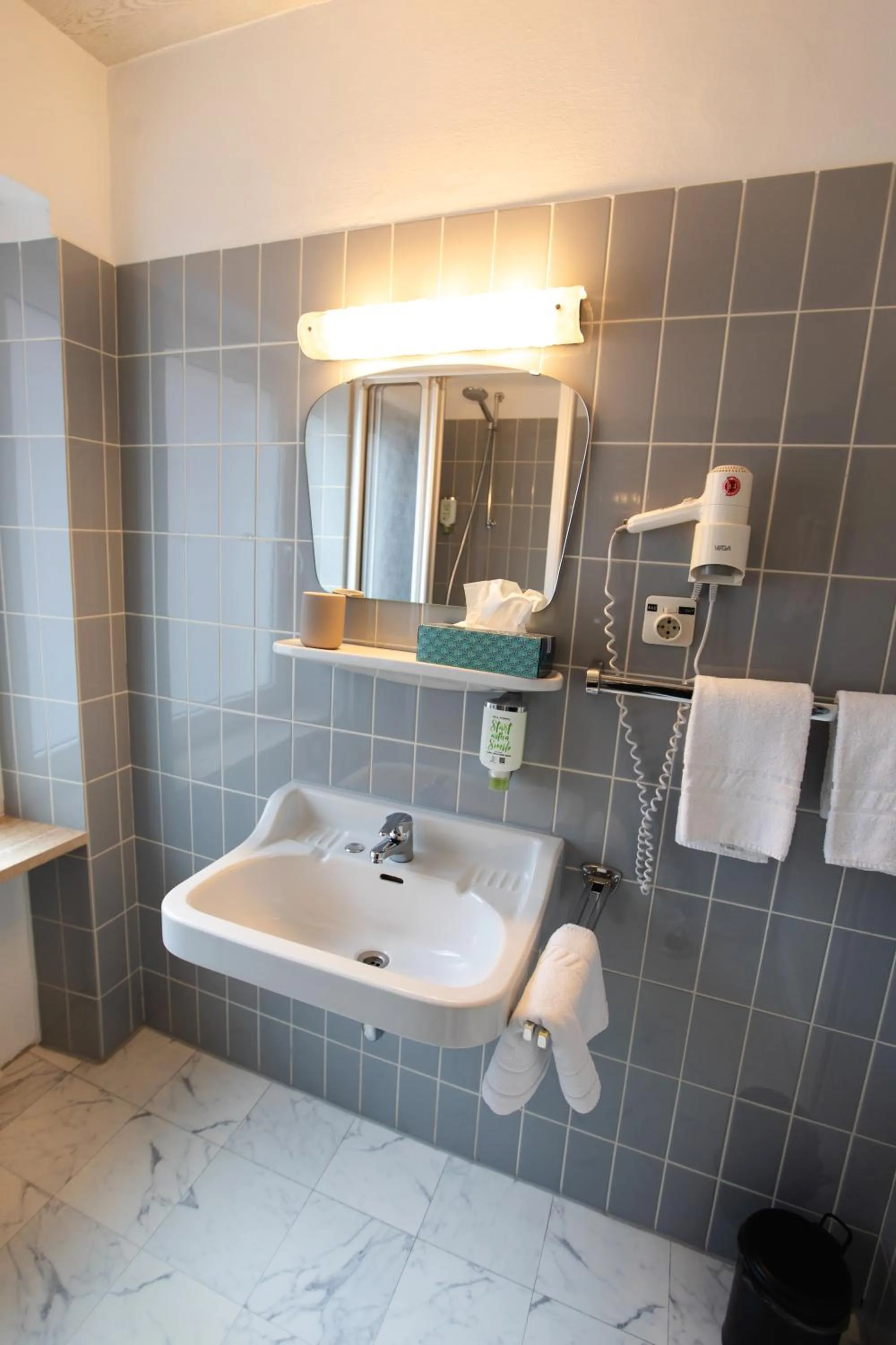 Shower in RATSKELLER Hotel & Restaurant