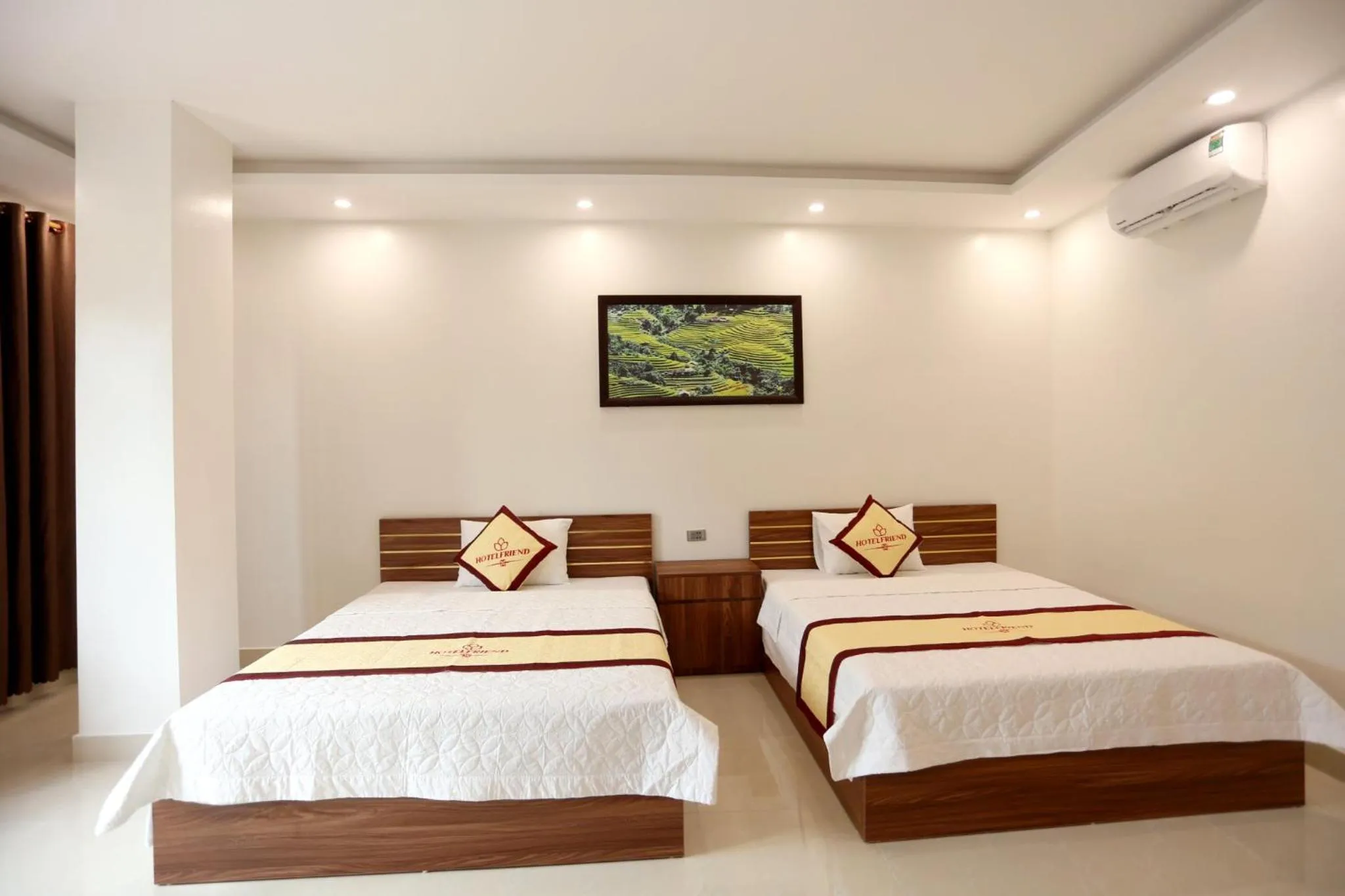 Bed in Friend Hotel Hà Giang