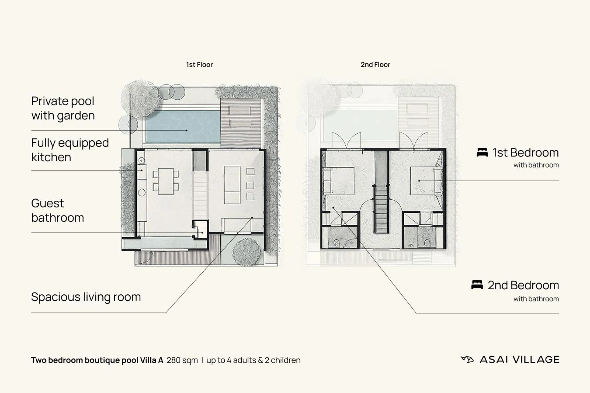Floor plan in ASAI Village
