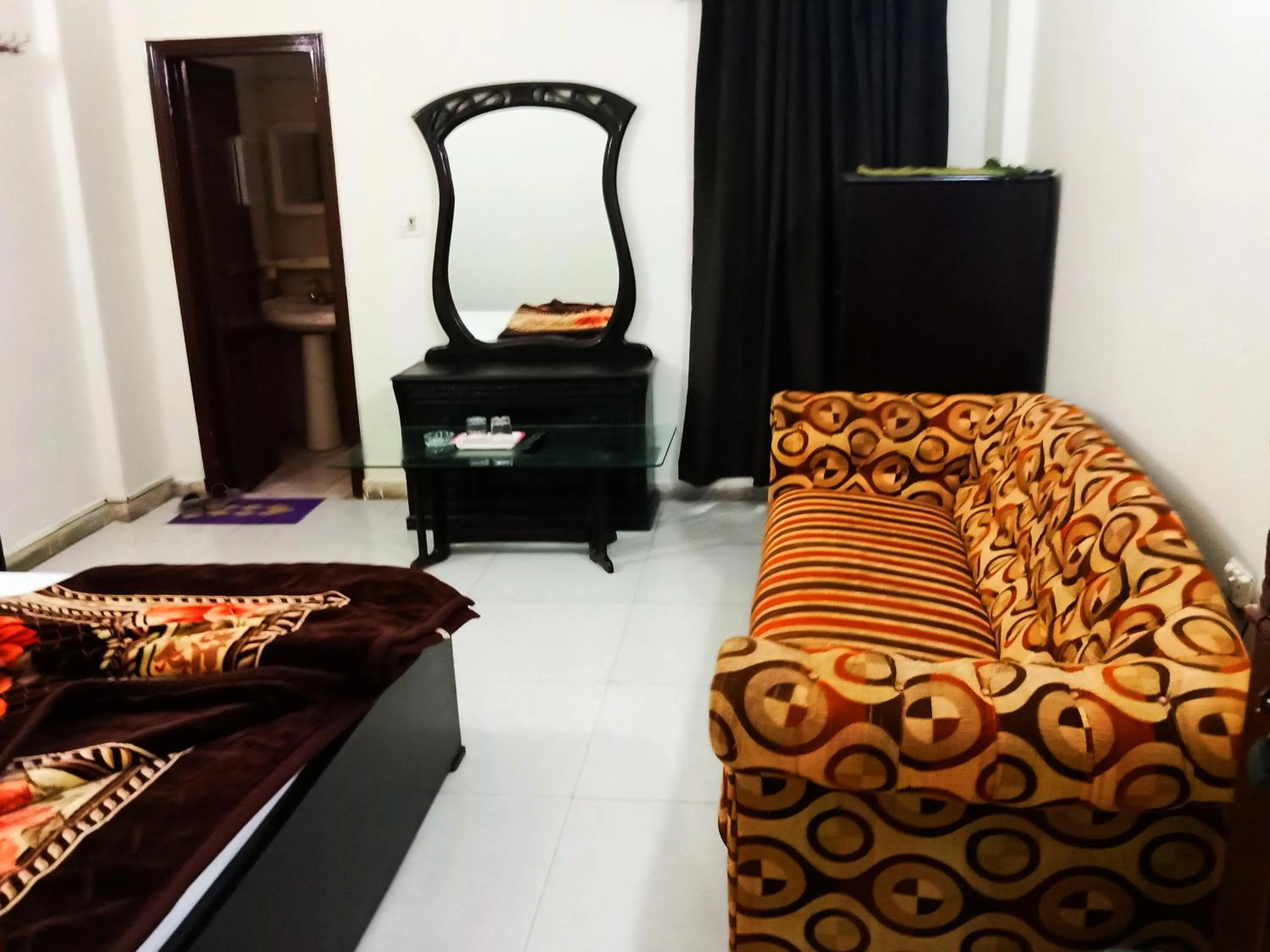 Bed in Hotel Khursheed Palace