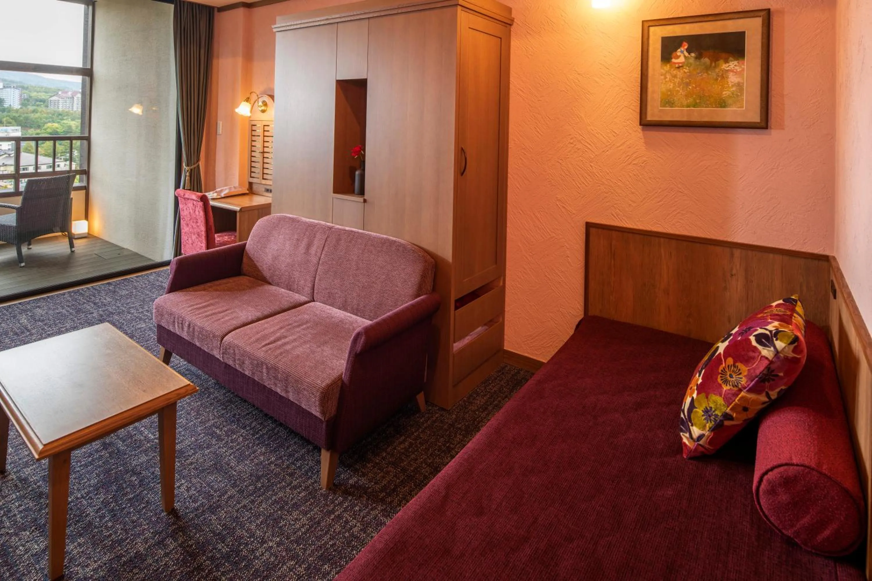 Living room in La Vista Kusatsu Hills