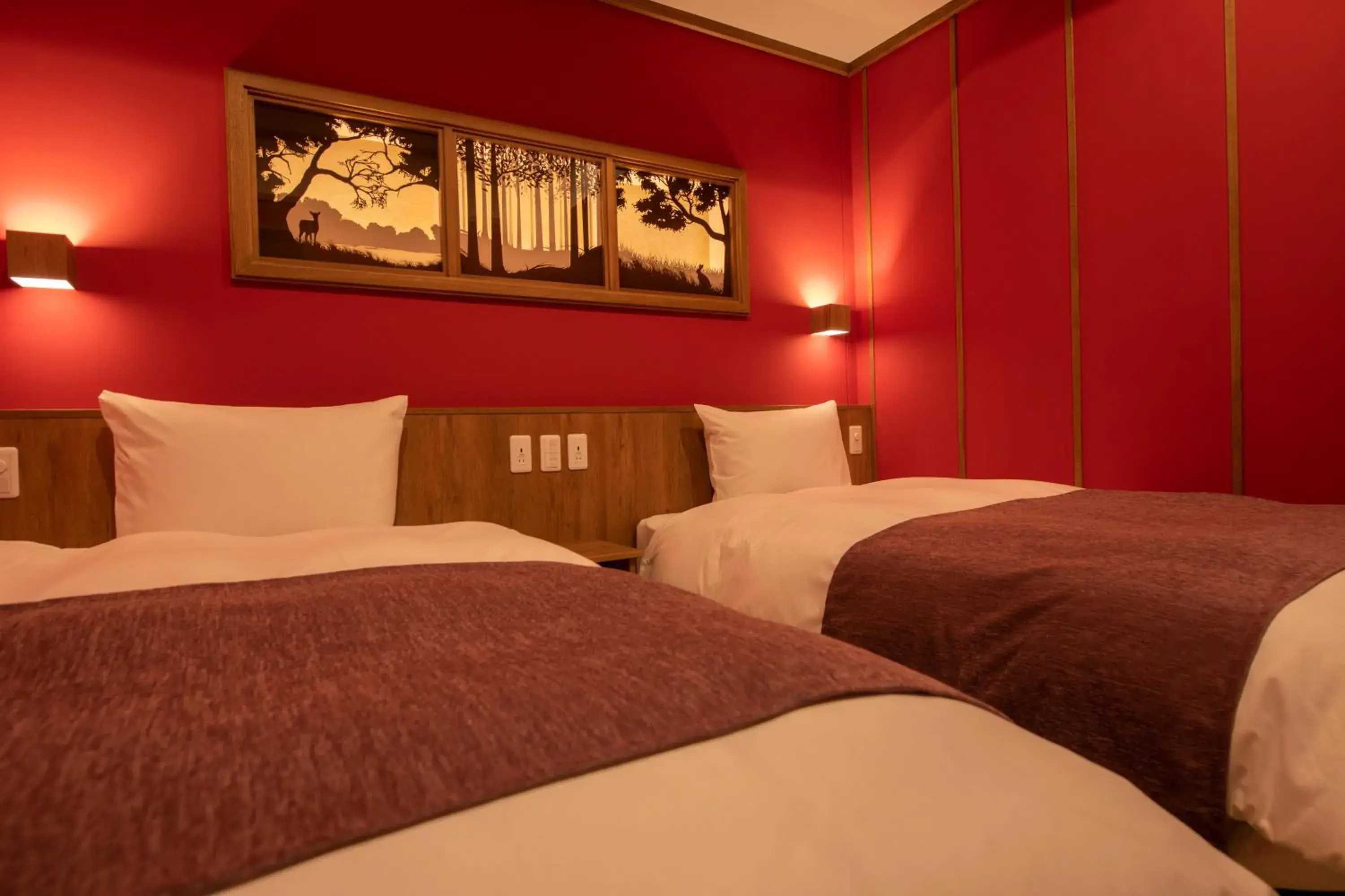 Photo of the whole room, Bed in La Vista Kusatsu Hills Photo of the whole room, Bed in La Vista Kusatsu Hills