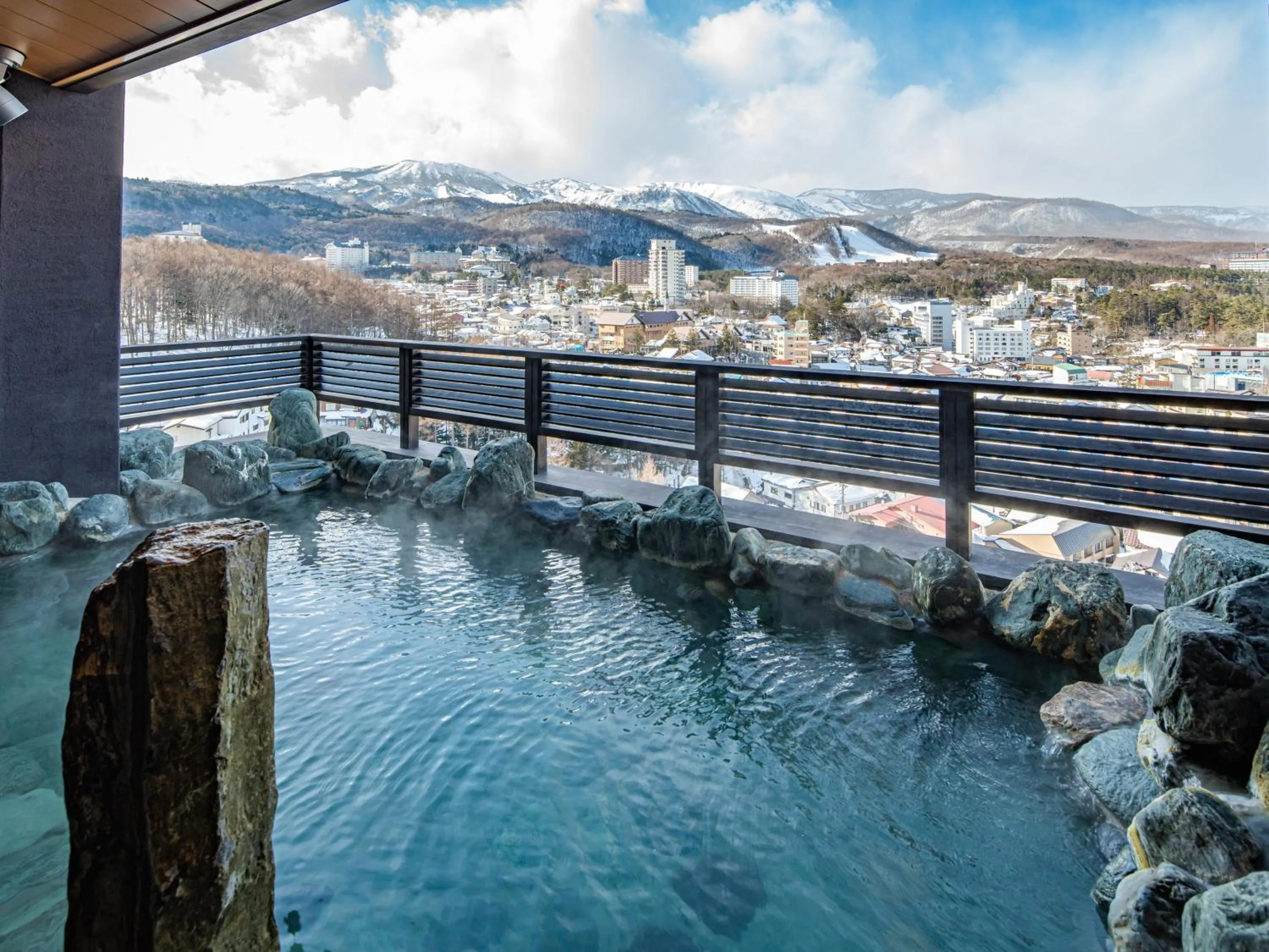 Hot Spring Bath in La Vista Kusatsu Hills