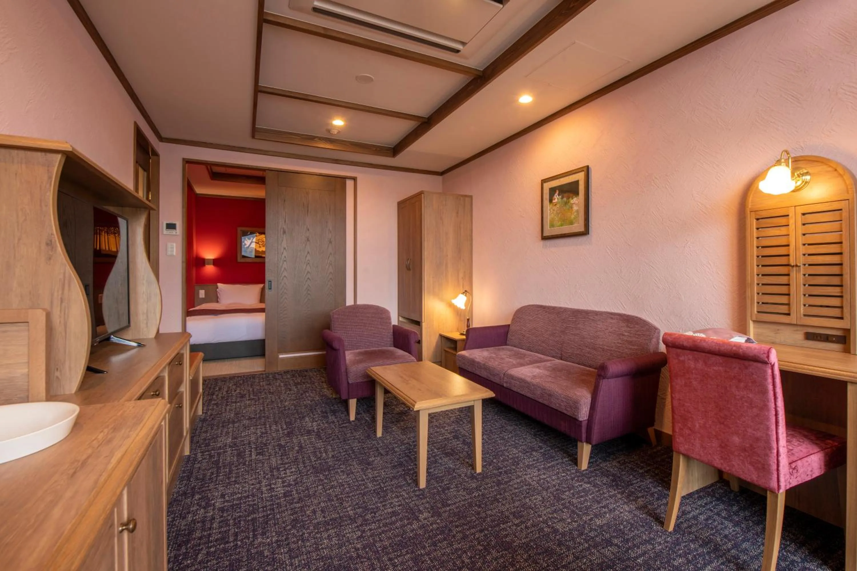 Photo of the whole room, Bed in La Vista Kusatsu Hills