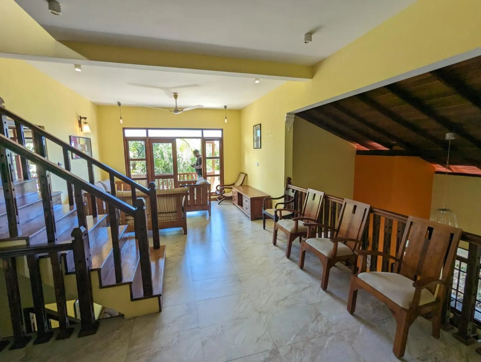 Living room in Green View Villa