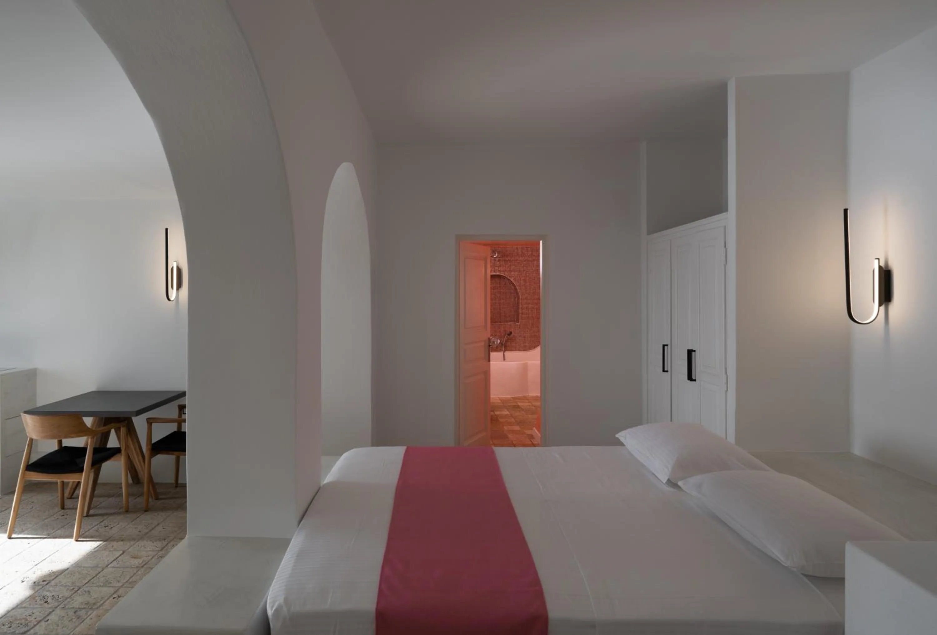 Bed in Asha Luxury Suites