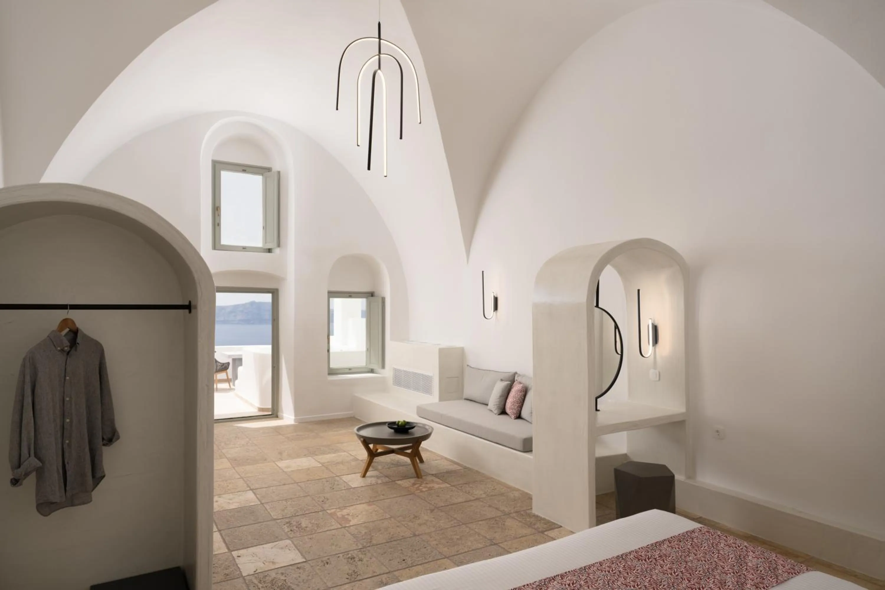 Living room, Bed in Asha Luxury Suites